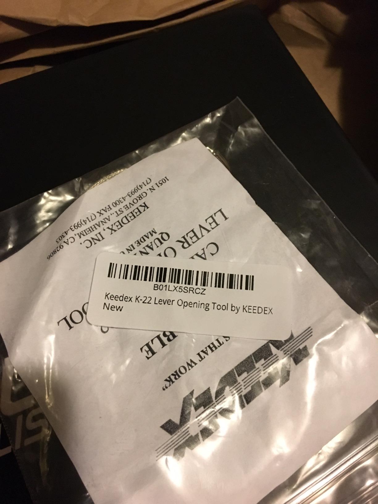 Keedex K-22 Lever Opening Tool by KEEDEX customer photo 1