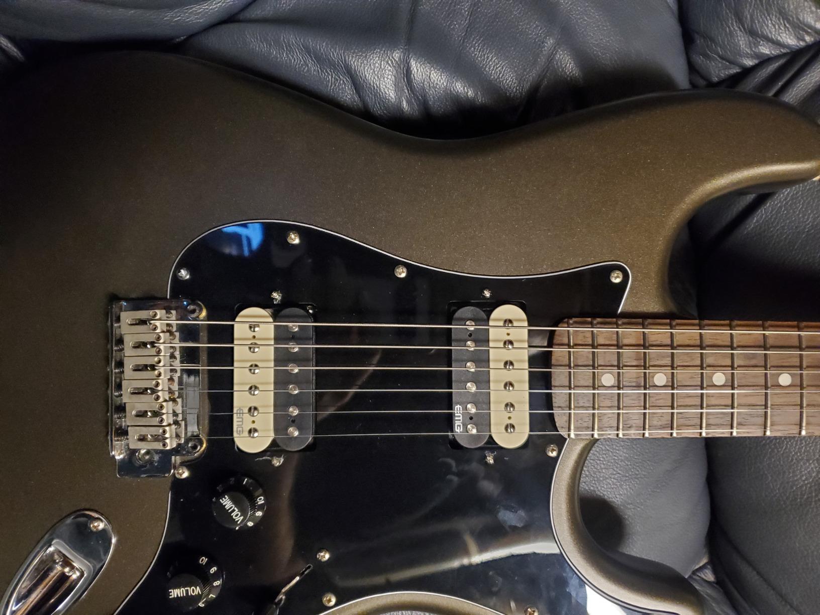 EMG Super 77 Retro Active Electric Guitar Humbucker Pickup Set, Zebra customer photo 1