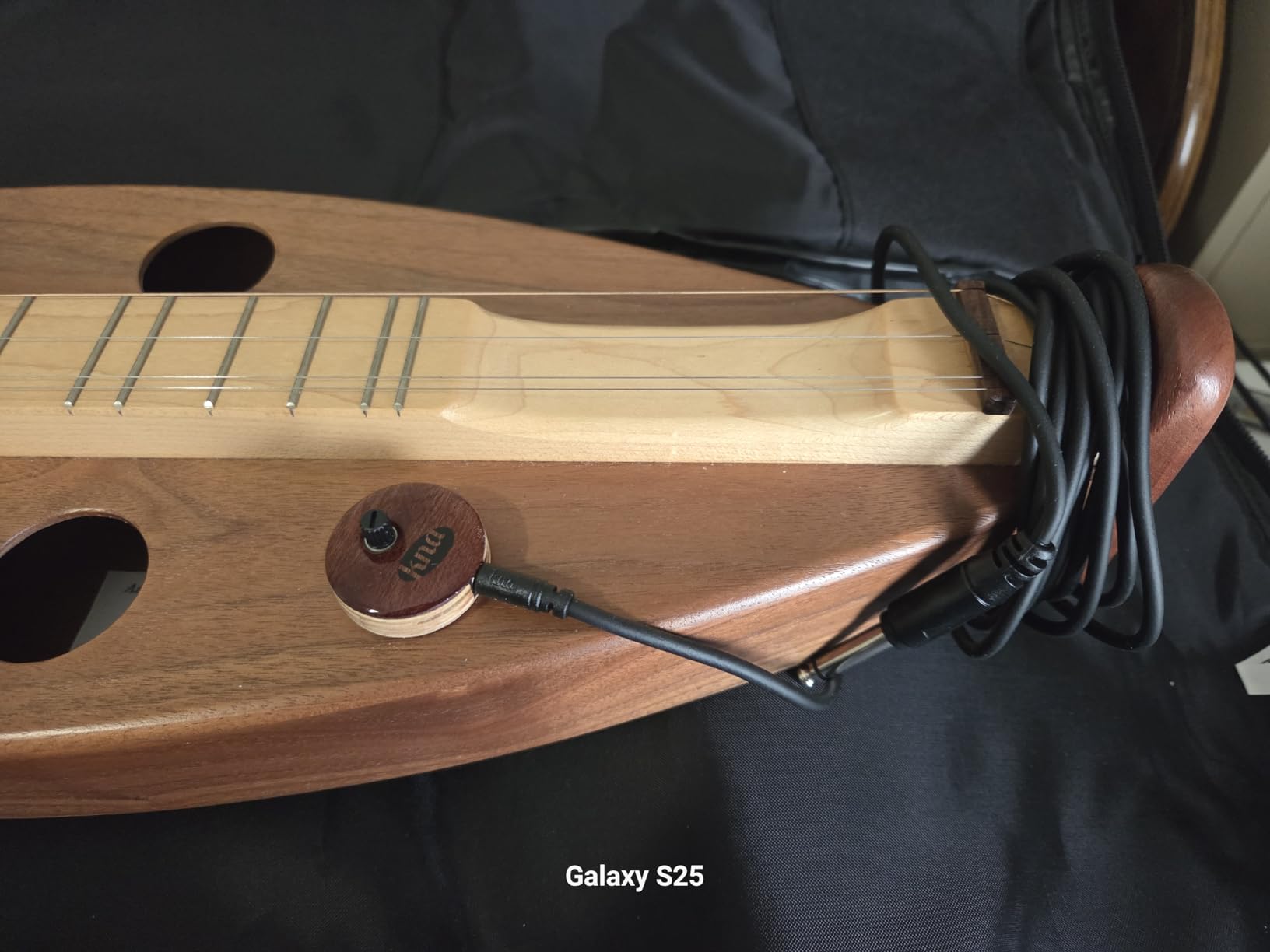 KNA UP-2 Universal Stick-On Piezo Pickup - Natural Acoustic Tone for Guitar, Uke, Drums, Percussion, Volume Control, No-Battery, No-Mod Installation, Compatible with Nearly All Acoustic Instruments customer photo 1