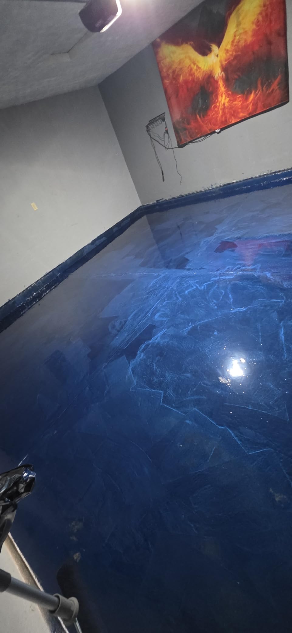 Rust-Oleum 299745 RockSolid Metallic Garage Floor Coating Kit, Brilliant Blue customer photo 1