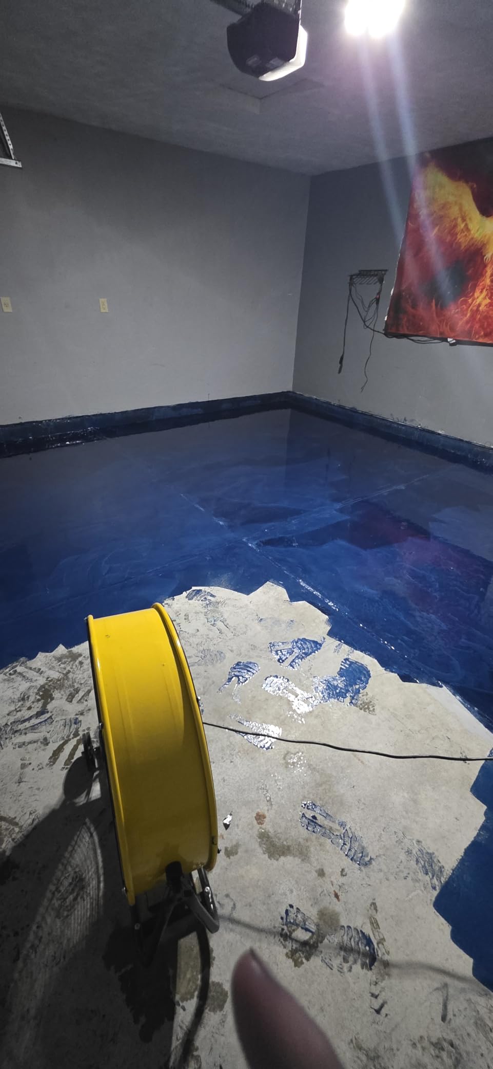 Rust-Oleum 299745 RockSolid Metallic Garage Floor Coating Kit, Brilliant Blue customer photo 2