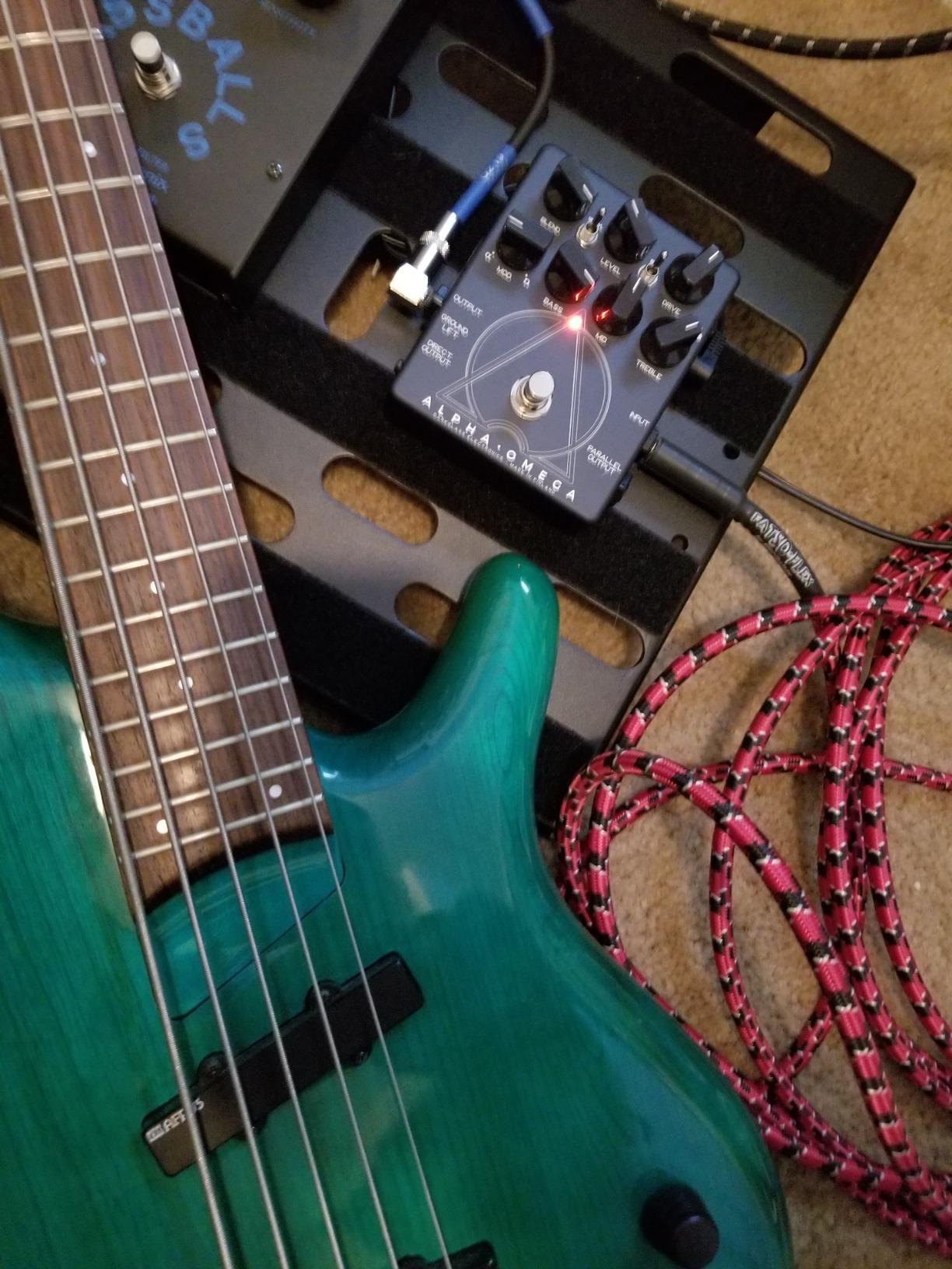 Darkglass Alpha Omega Dual Bass Preamp Pedal w/ 6-band EQ, XLR Output, Aux Input, and Headphone Output customer photo 1