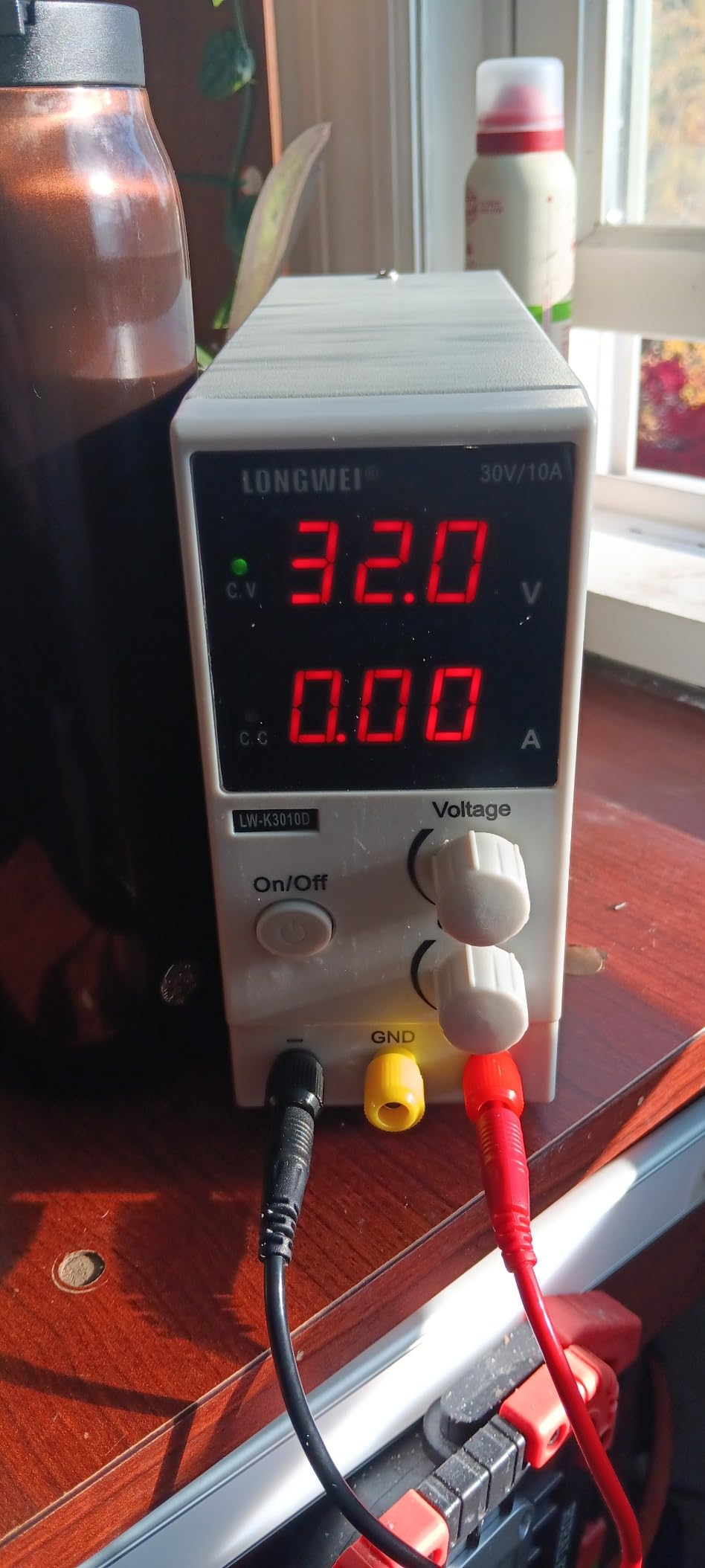 LONGWEI DC Power Supply Variable, 0-30 V / 0-10 A LW-K3010D Adjustable Switching Regulated Power Supply Digital, with Alligator Leads US Power Cord Used for Spectrophotometer and lab Equipment Repair customer photo 1