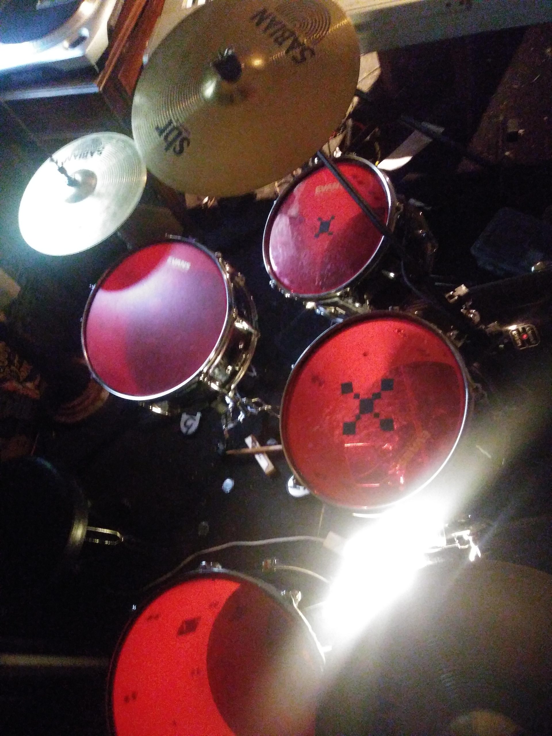 Evans Drum Heads - Hydraulic Red Rock Pack (10, 12, 16) with 14 UV1 Coated Snare Head customer photo 2