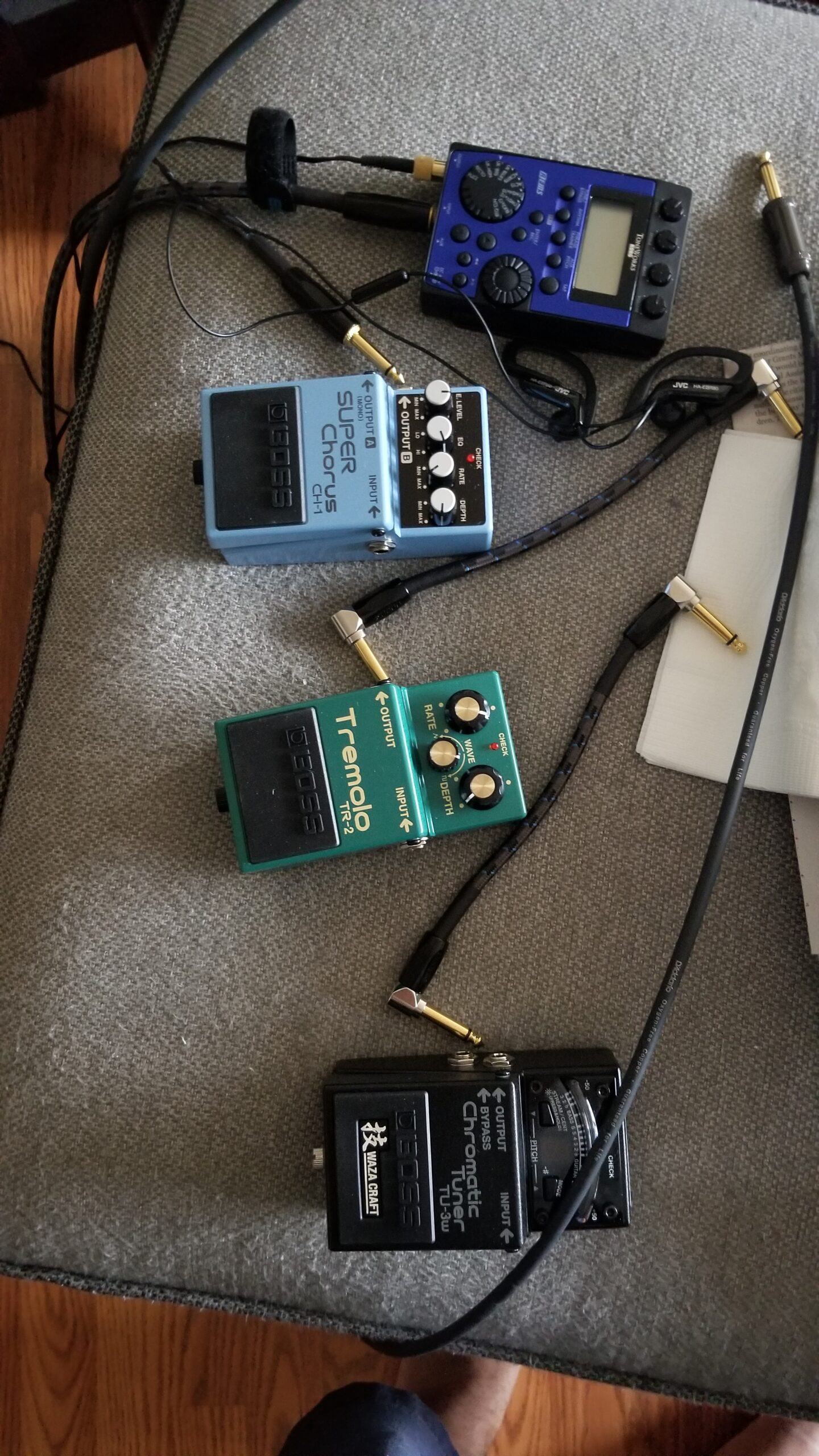BOSS TU-3W Waza Craft Compact Chromatic Tuner Pedal customer photo 2