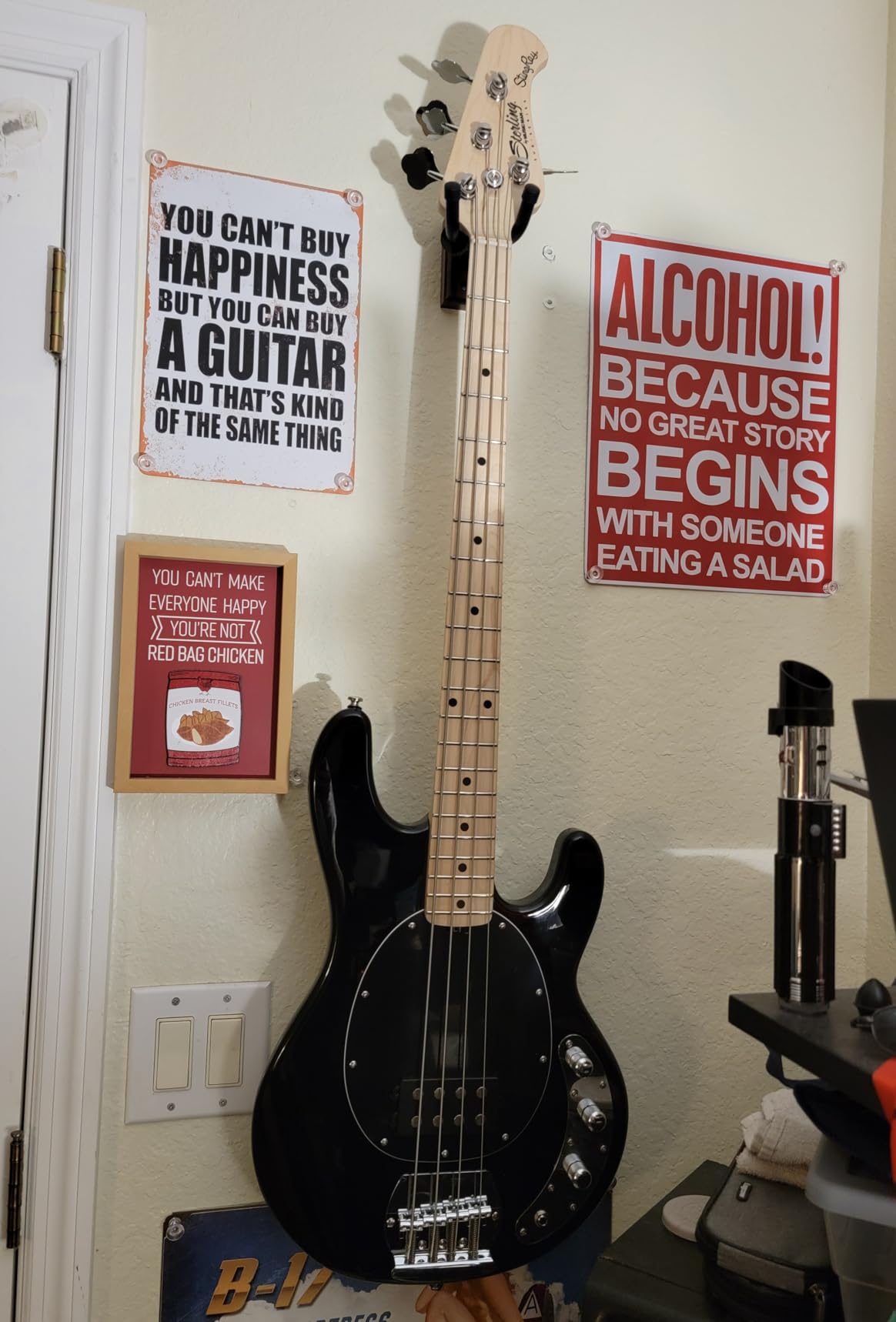 Sterling by Music Man StingRay Ray4 Bass Guitar in Black customer photo 1
