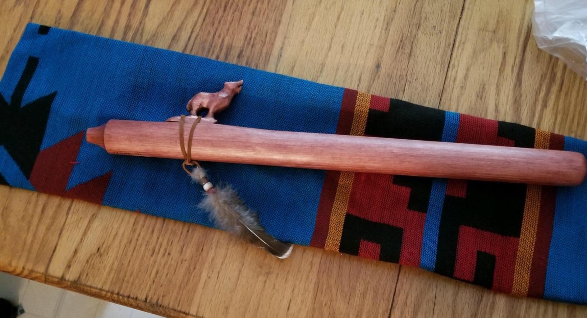 Native Navajo Flute Package -Cherry Wolf customer photo 1