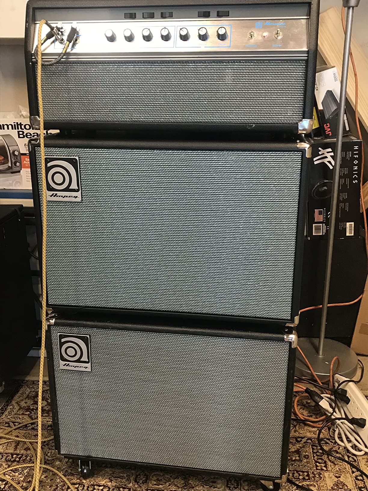 Ampeg SVT-210AV 2x10 Bass Amplifier Cabinet customer photo 1