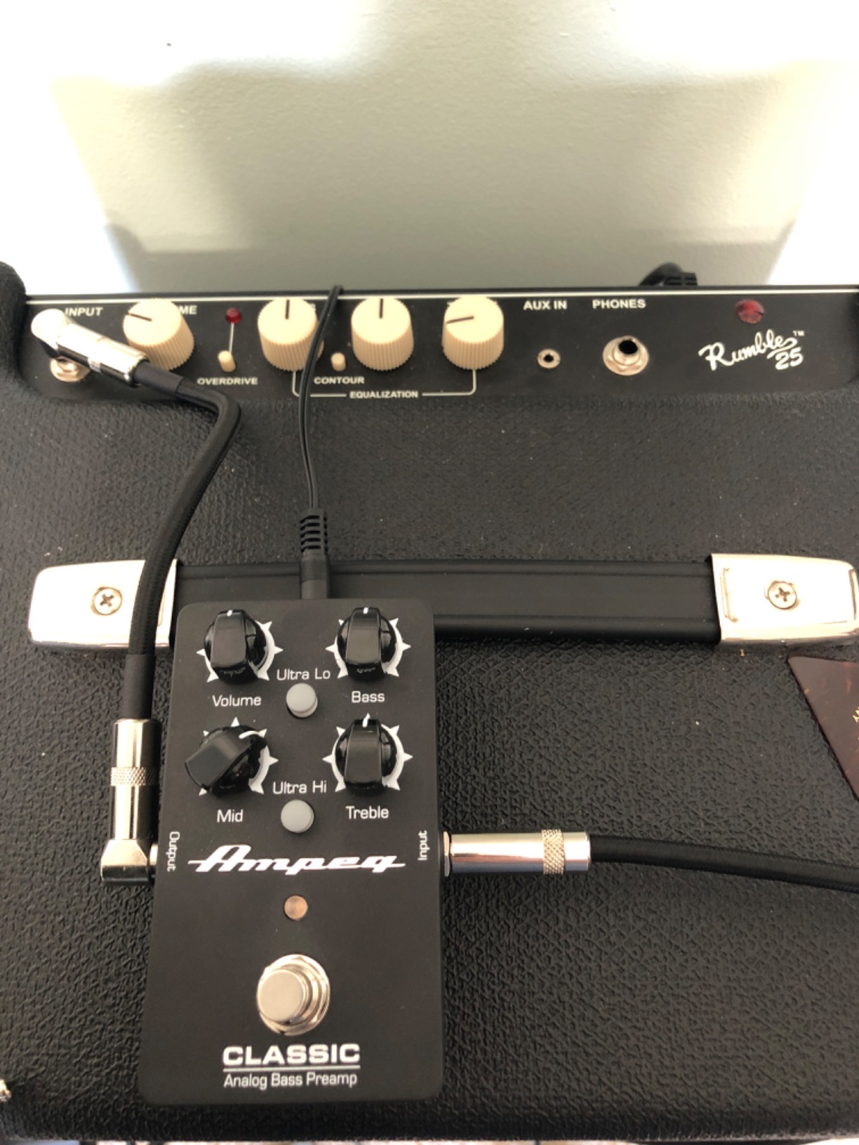 Ampeg Classic Analog Bass Preamp Pedal customer photo 1
