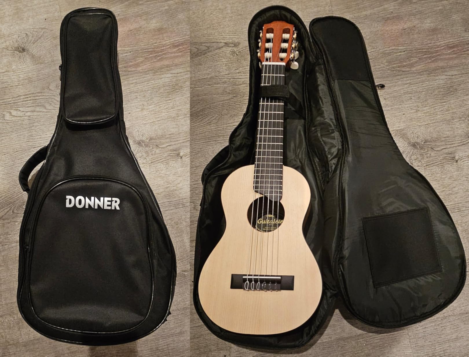 Donner 28 Inch Mandolin Case, 0.5 Inch Padded Sponge 600D Thick Ripstop Waterproof Nylon Soft Gig Bag with Two-Way Sturdy Metal Zippers and Back Hanger Loop, Fit A & F Style Mandolin customer photo 1