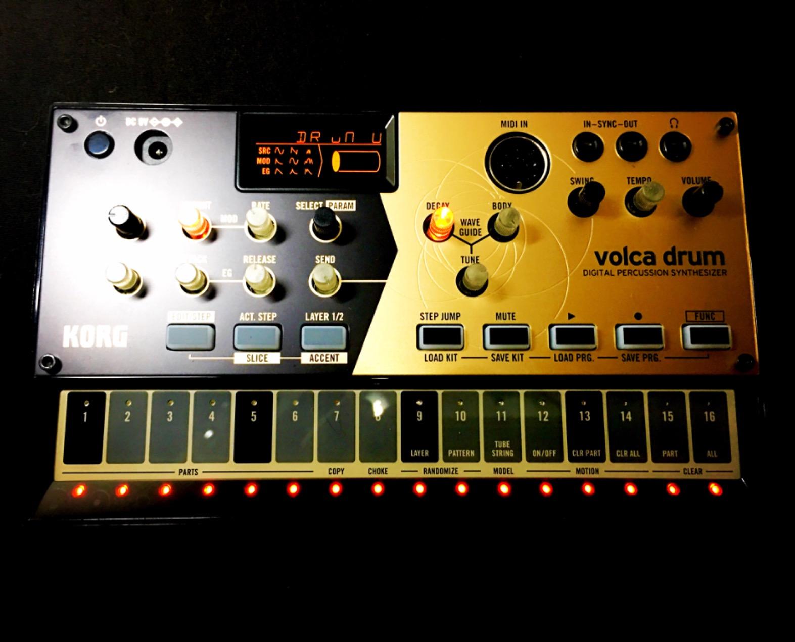 Korg Volca Drum Digital Percussion Synthesizer customer photo 2