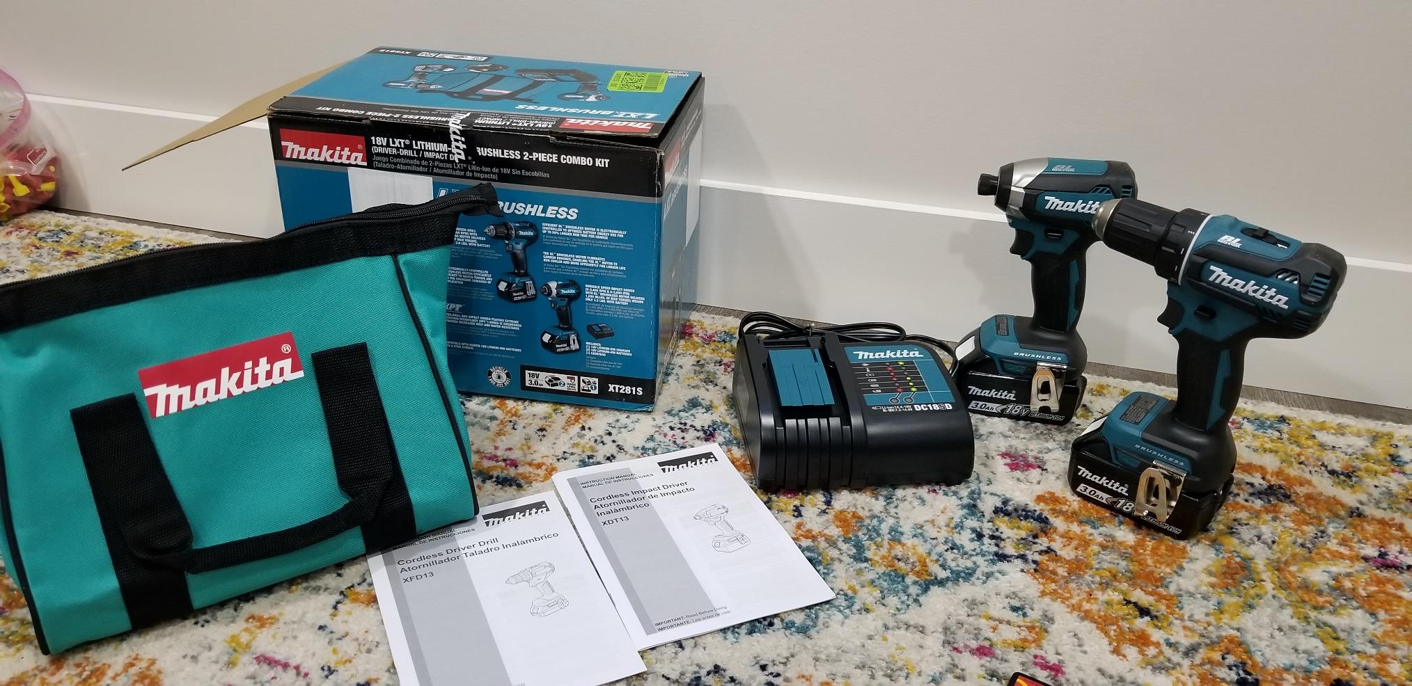 Makita XT281S 18V LXT 2-Pc. Combo Kit (3.0Ah) customer photo 2