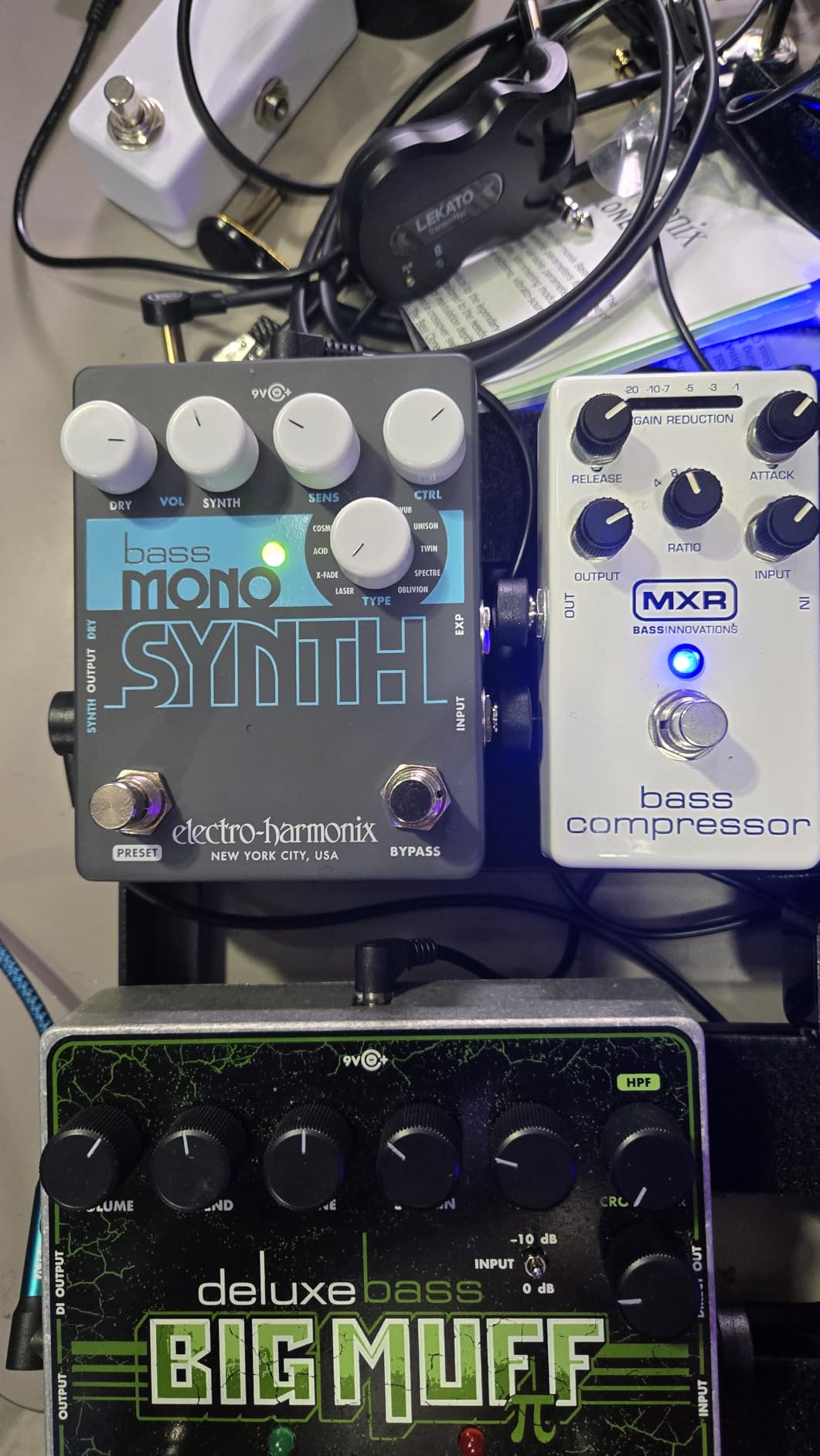 Electro-Harmonix Bass Mono Synth Bass Synthesizer Pedal customer photo 1