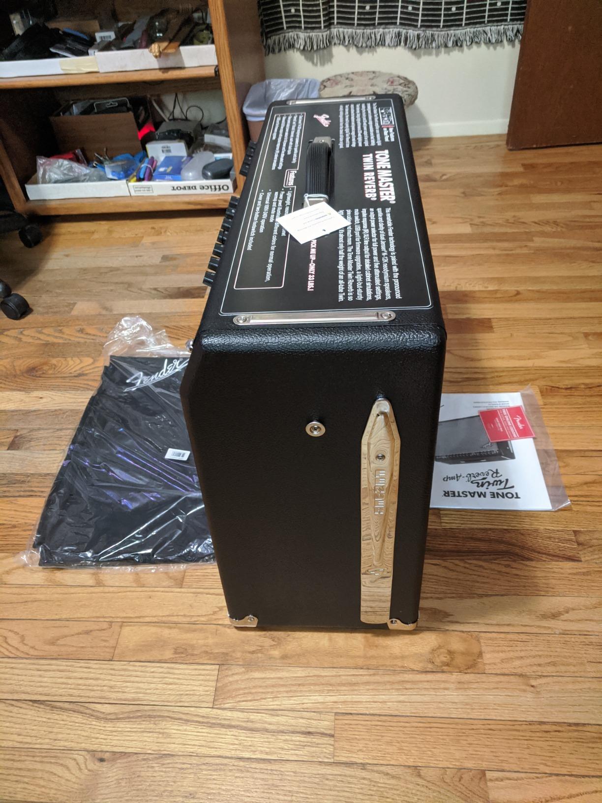 Fender Tone Master Twin Reverb Guitar Amplifier, Black, with 2-Year Warranty customer photo 1