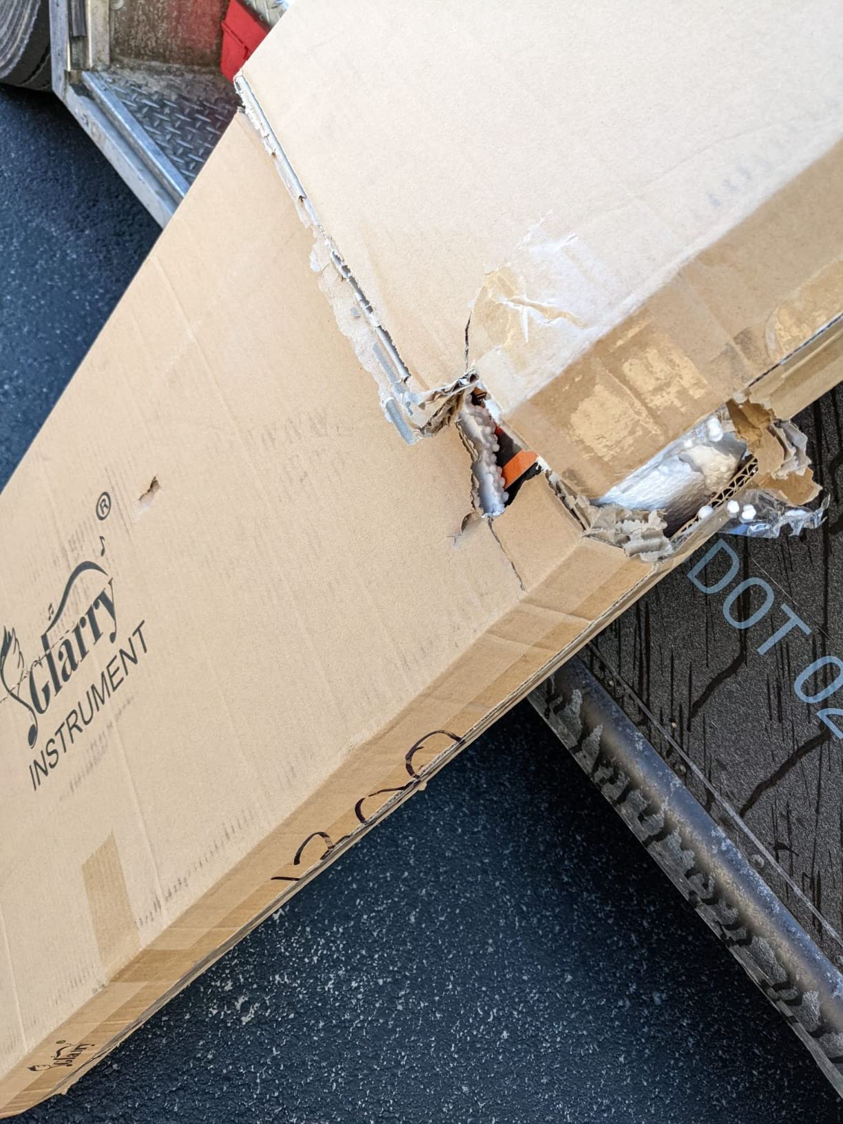 GLARRY Electric Bass Guitar Full Size 4 String Exquisite Stylish Bass with Power Line, Bag and Wrench Tool (Natural Wood) customer photo 1