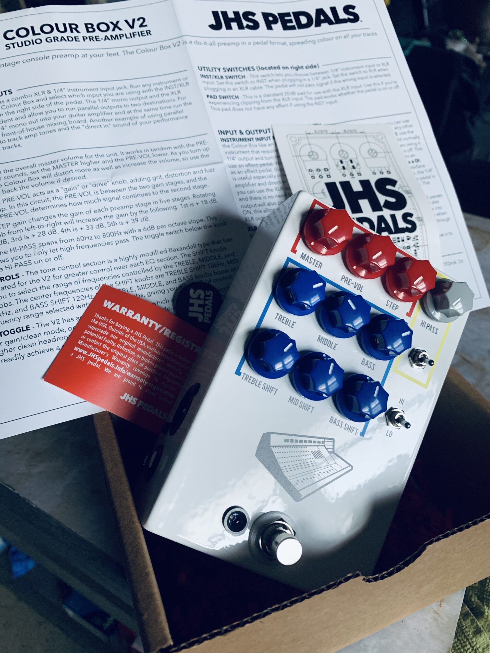 JHS Pedals Colour Box V2 Preamp customer photo 1