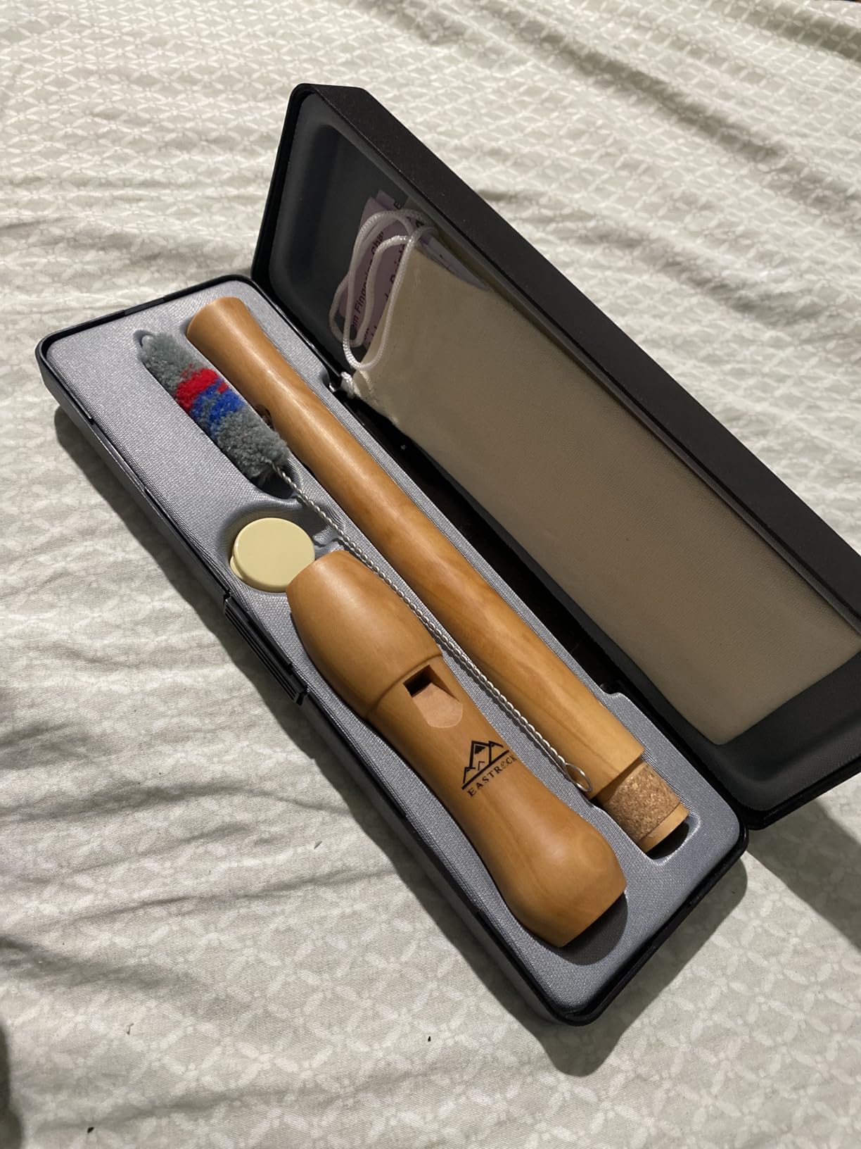 Eastrock Recorder Instrument for Adults Beginners Maple Wood C Key Soprano Recorder German Style 2 Piece With Hard Case customer photo 1