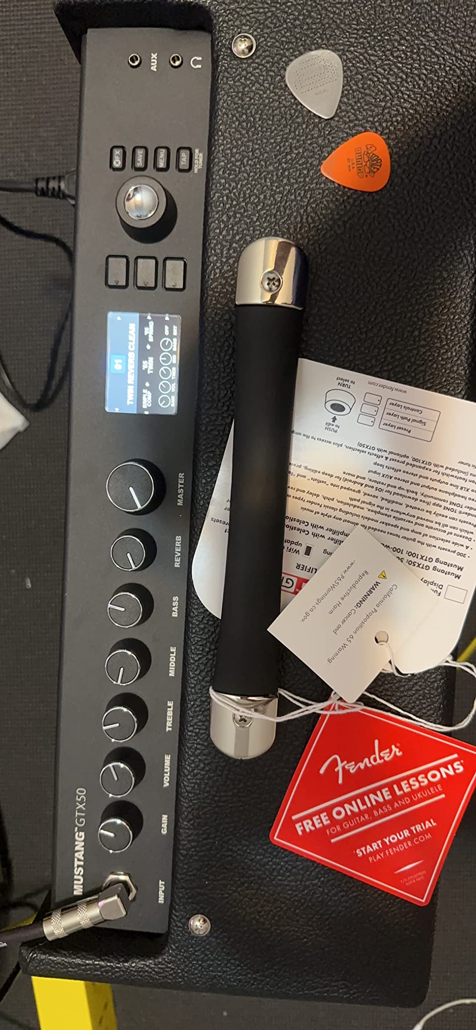 Fender Mustang GTX50 Guitar Amplifier, 50-Watt Digital Modeling Combo Amp customer photo 1