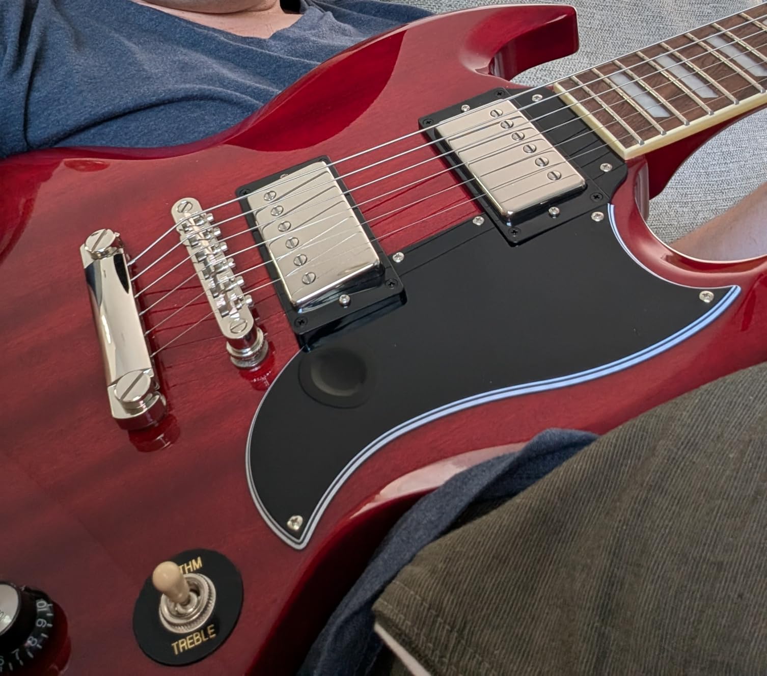 Epiphone SG Standard 60s Electric Guitar Vintage Cherry customer photo 1