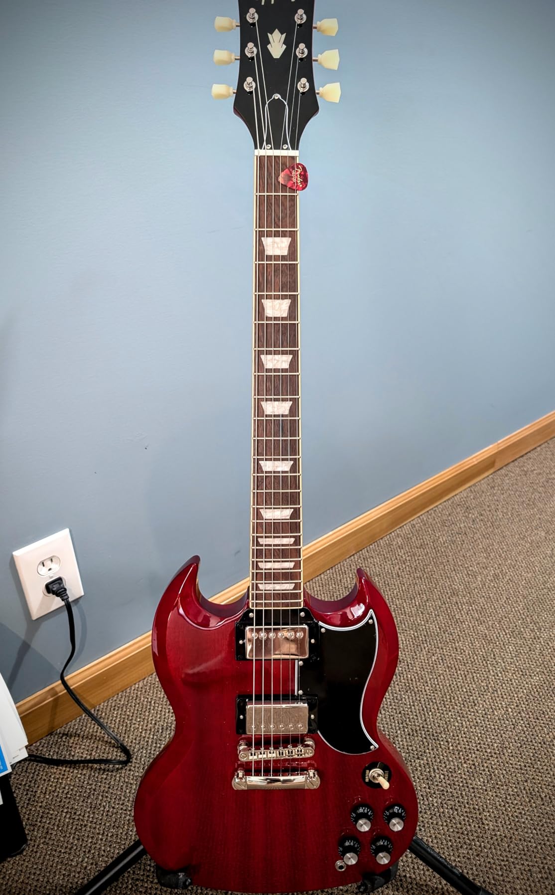 Epiphone SG Standard 60s Electric Guitar Vintage Cherry customer photo 2