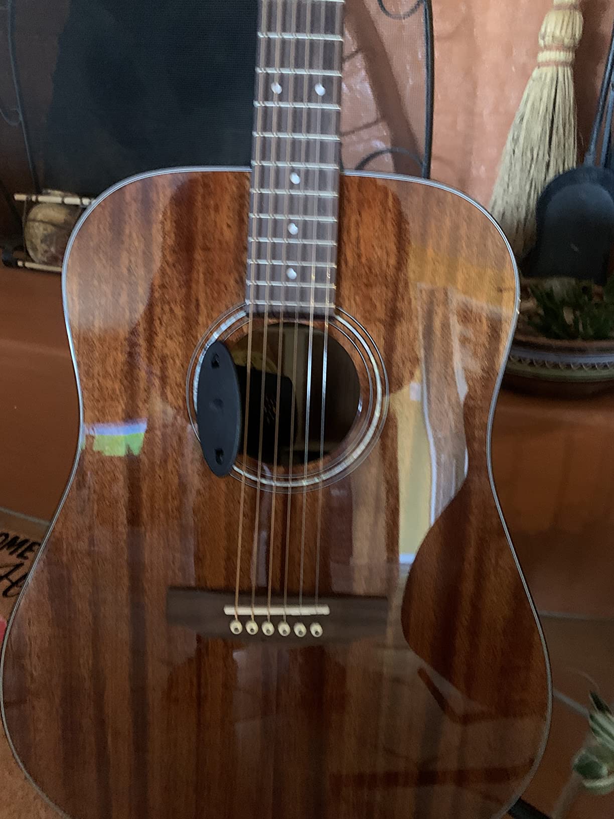 Guild D-120 Acoustic Guitar, Natural, All Solid Woods Dreadnought, Westerly Collection customer photo 1
