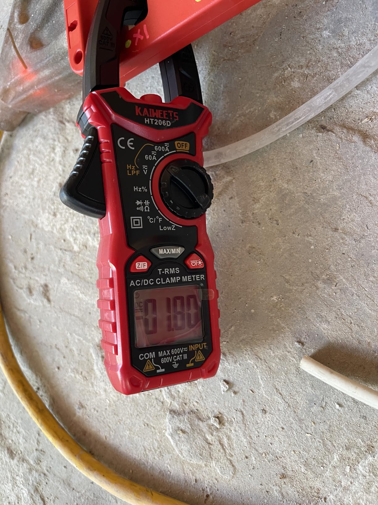 XtremepowerUS Wall Chaser Cutting Machine Wall Concrete Grooving Cutting w/Water Line Dust Port Infrared Sighting (Slotting Machine) customer photo 2