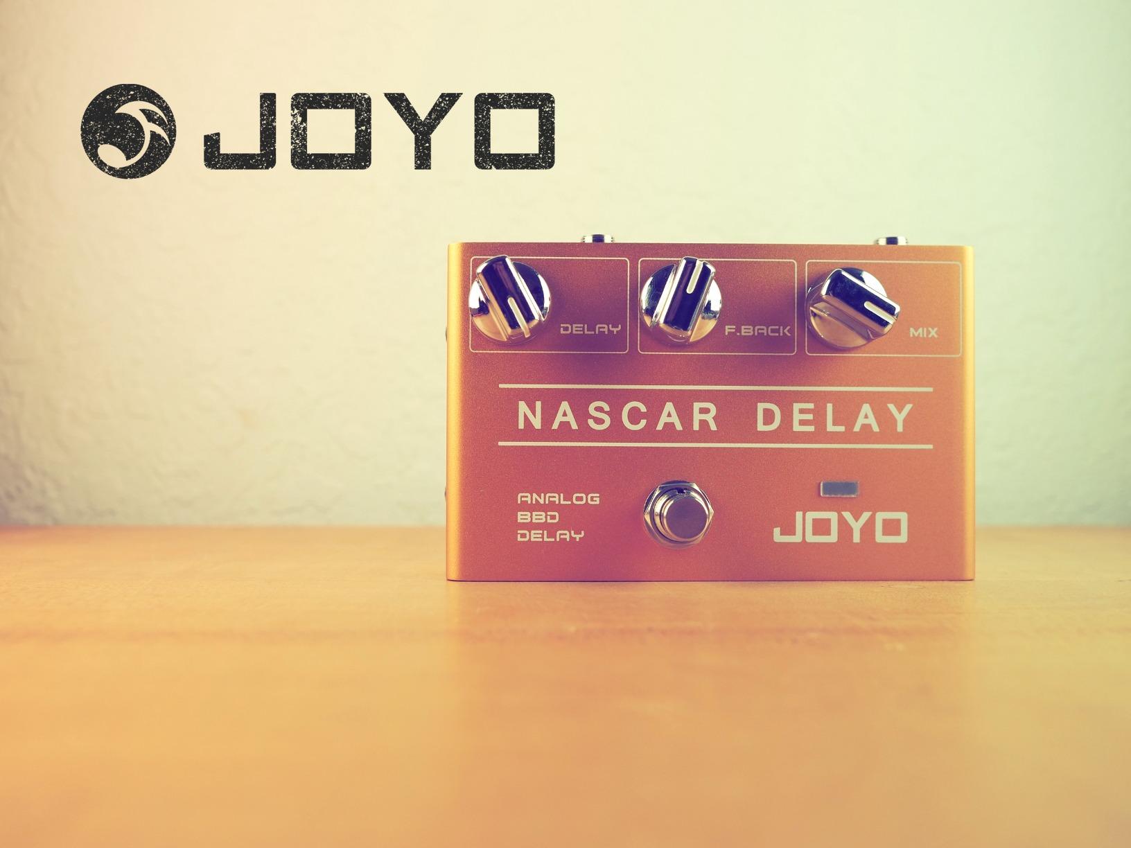 JOYO Nascar Analog Delay Guitar Pedal, BBD Bucket Brigade Circuit with Warm Vintage Tone, 500ms Delay Time & 3-Knob Control, True Bypass (Nascar R-10) customer photo 1