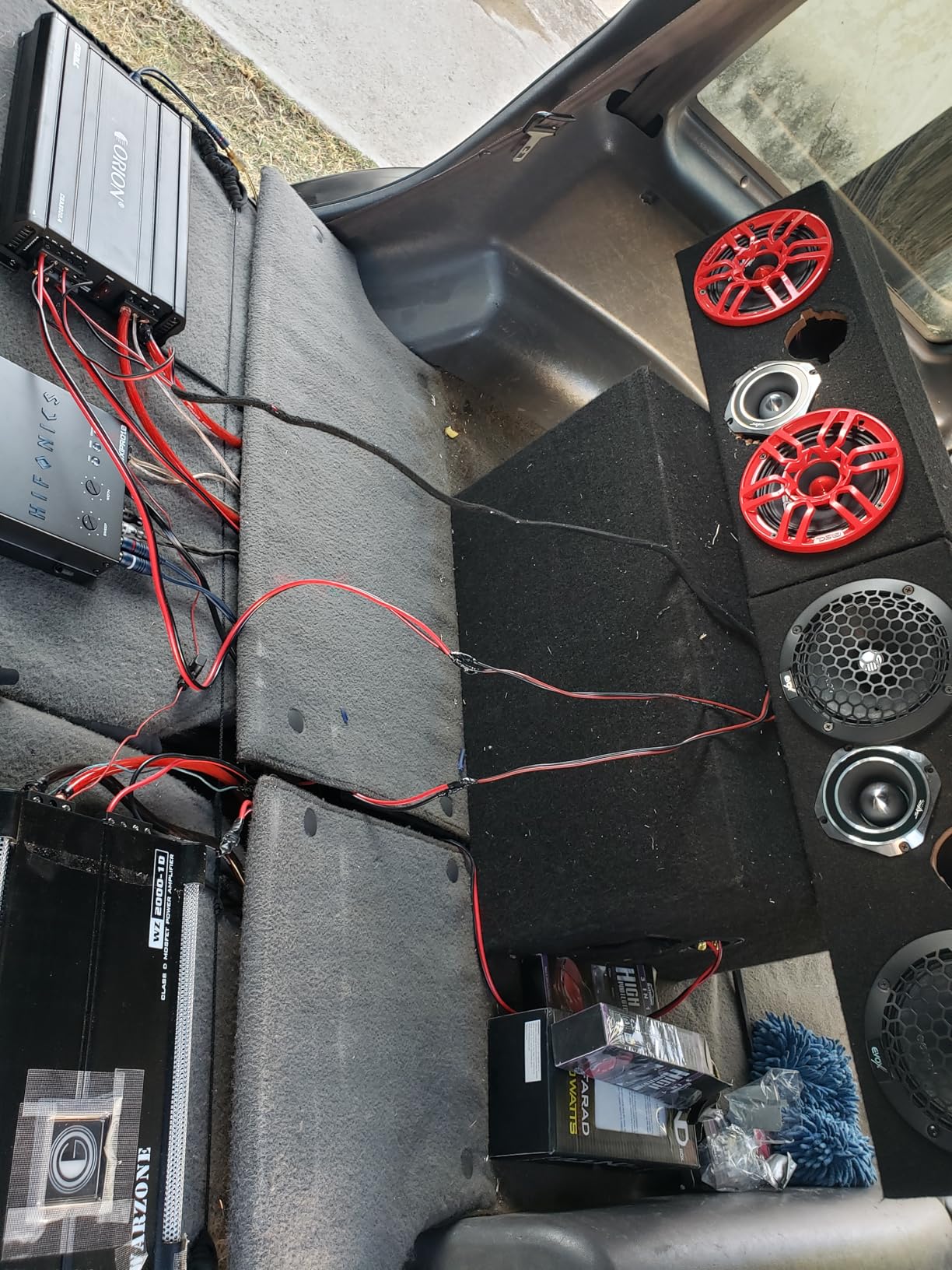 Orion Cobalt Series CBA2000.4 High Efficiency 4-Channel Class A/B Amplifier for Car Audio Stereo - 2000W Max, 300W RMS, 2/4 Ohm Stable, Adjustable Low/High Pass, Bass Boost, MOSFET Power Supply customer photo 2