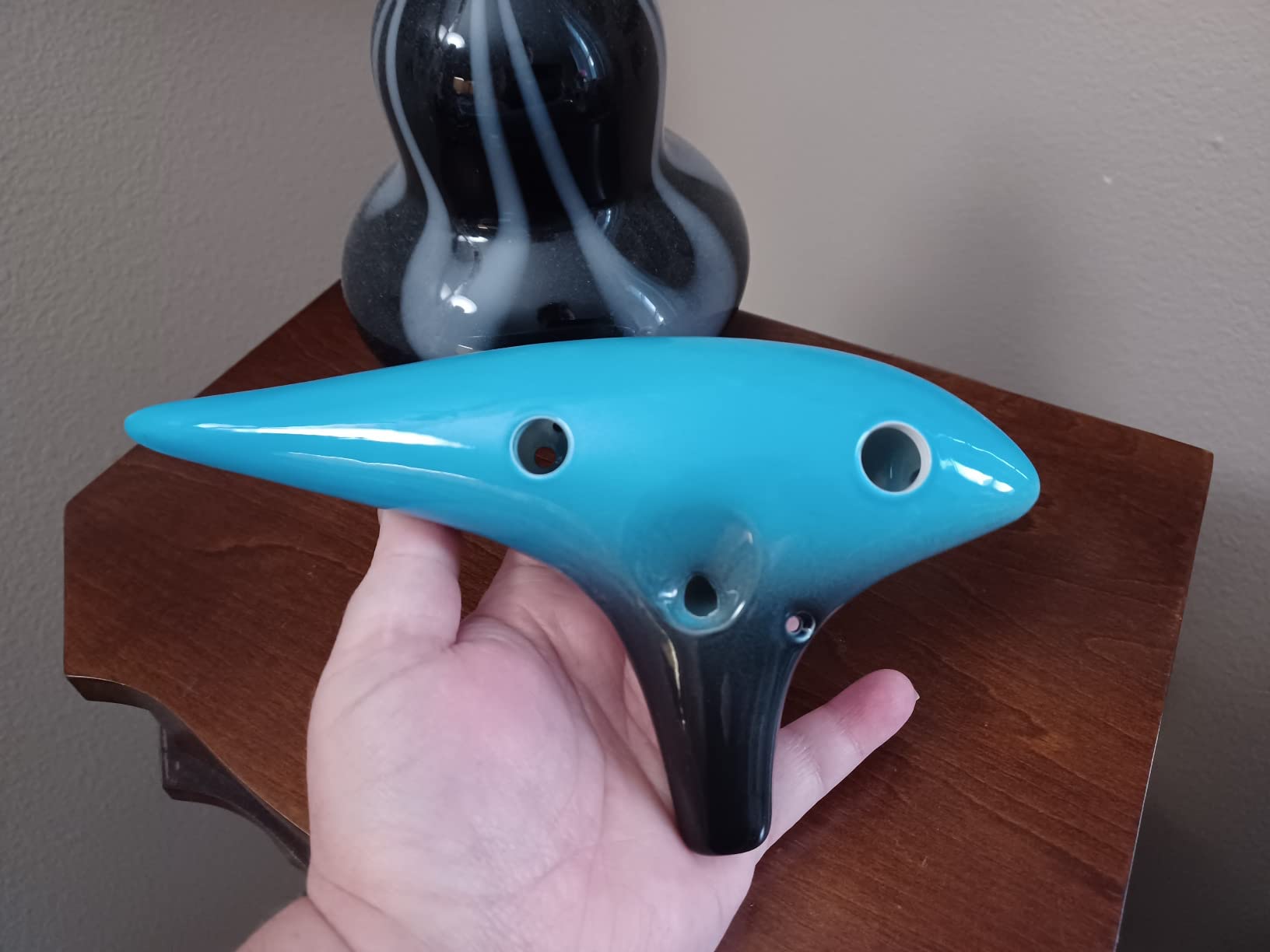 Ocean Notes 12 Hole Sweet Potato Ocarina Graceful Shape Pottery Ocarina in Alto C customer photo 2