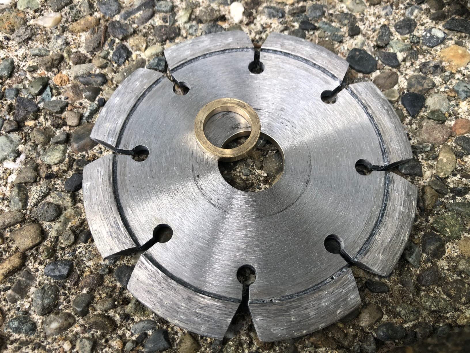 Delta Diamond Ripper Pro Premium 4 1/2 Inch X .250 Crack Chaser Diamond Blade, 7/8