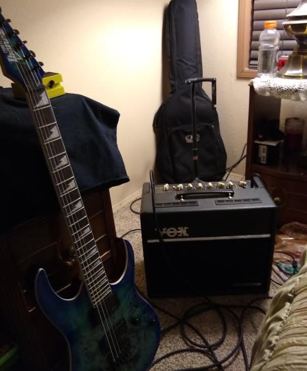 Ibanez GIO GRGR221PA Electric Guitar - Aqua Burst customer photo 1