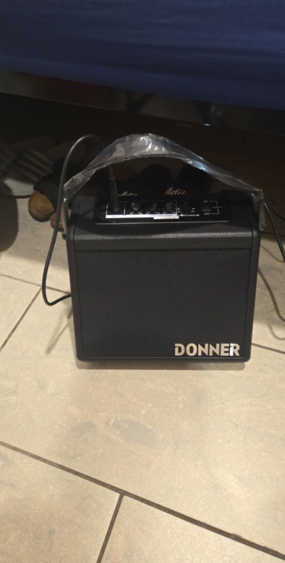 Donner Mini Electric Drum Amp 20W, Wireless Electronic Drum Amplifier Keyboard Speaker DDA-20 Portable for Home Practice customer photo 1