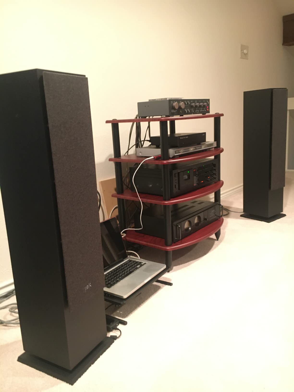 Polk Monitor XT60 Tower Speaker - Hi-Res Audio Certified, Dolby Atmos, DTS:X & Auro 3D Compatible (Single, Midnight Black) customer photo 2