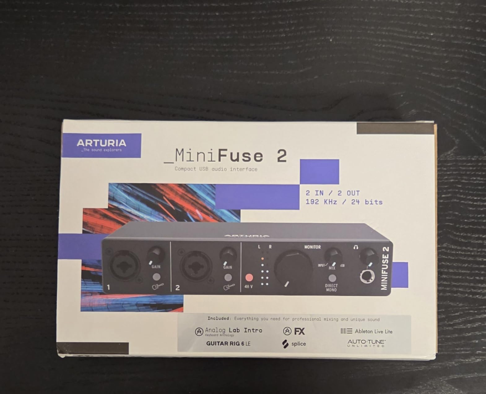 Arturia MiniFuse 2 - Compact USB Audio & MIDI Interface with Creative Software for Recording, Production, Podcasting, Guitar customer photo 2