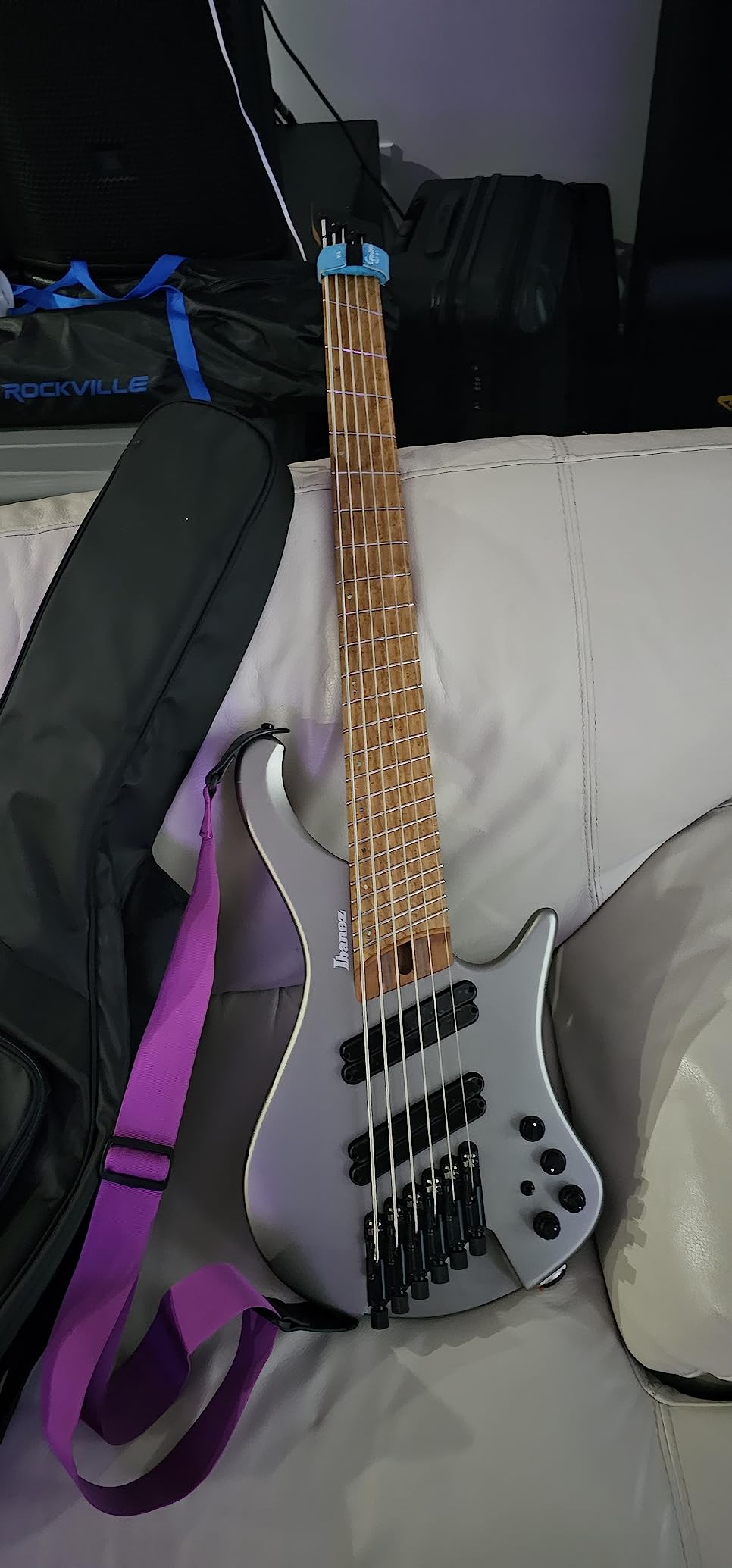 Ibanez Bass Workshop EHB1006MS 6-string Multi-scale Bass Guitar - Metallic Gray Matte customer photo 1