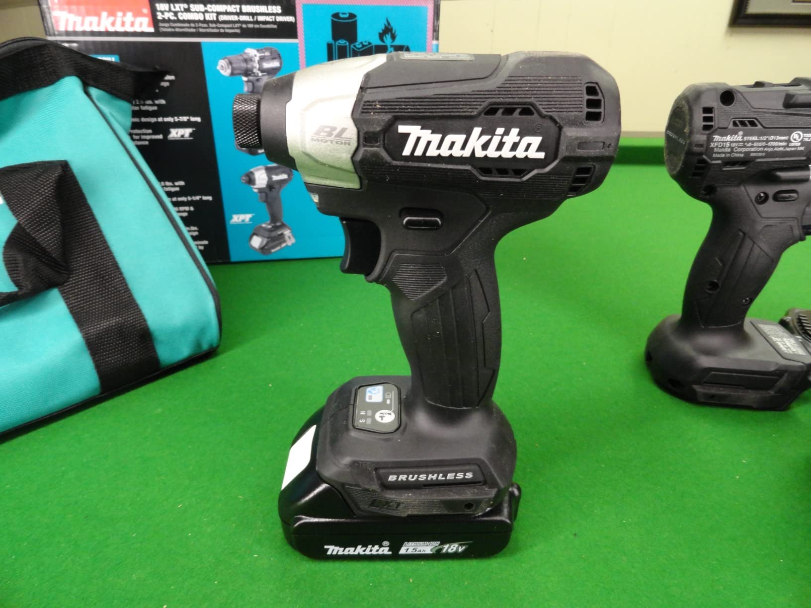 Makita CX203SYB 18V LXT Lithium-Ion Sub-Compact Brushless Cordless 2-Pc. Combo Kit (1.5Ah) customer photo 2