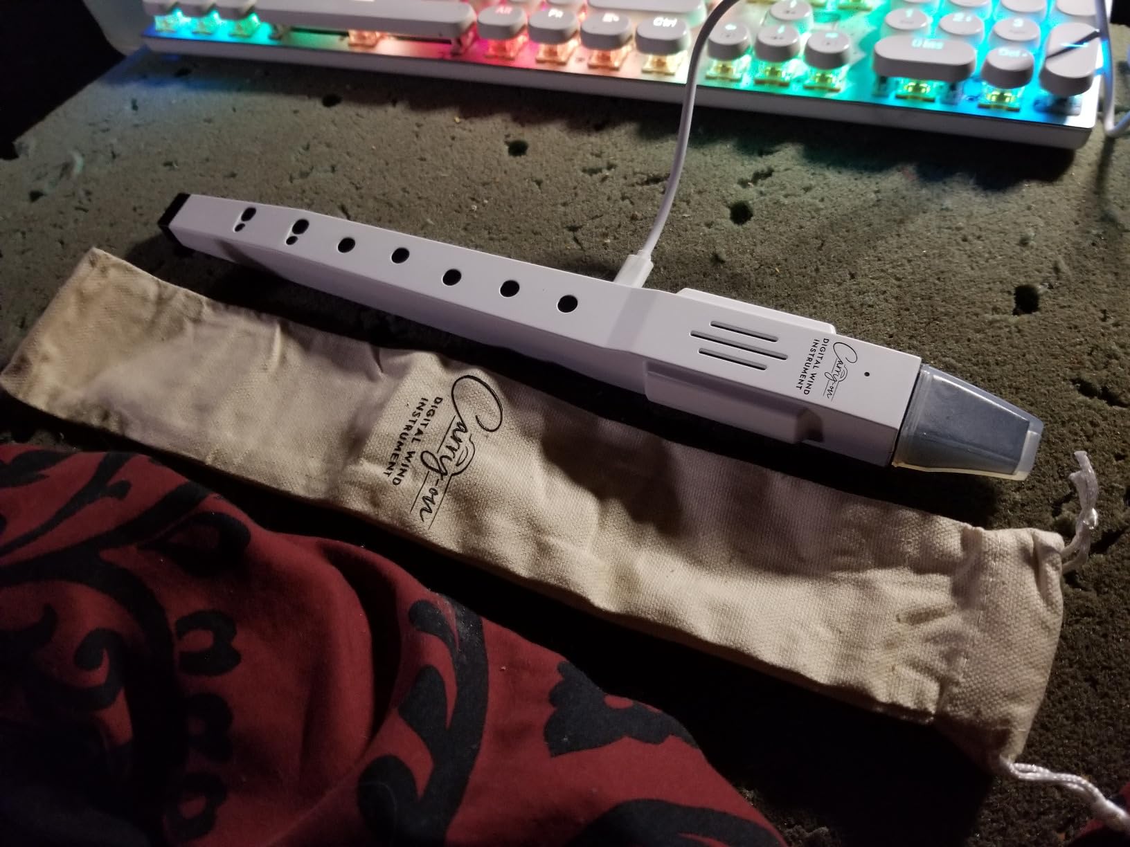 Carry On Digital Wind Instrument White customer photo 2