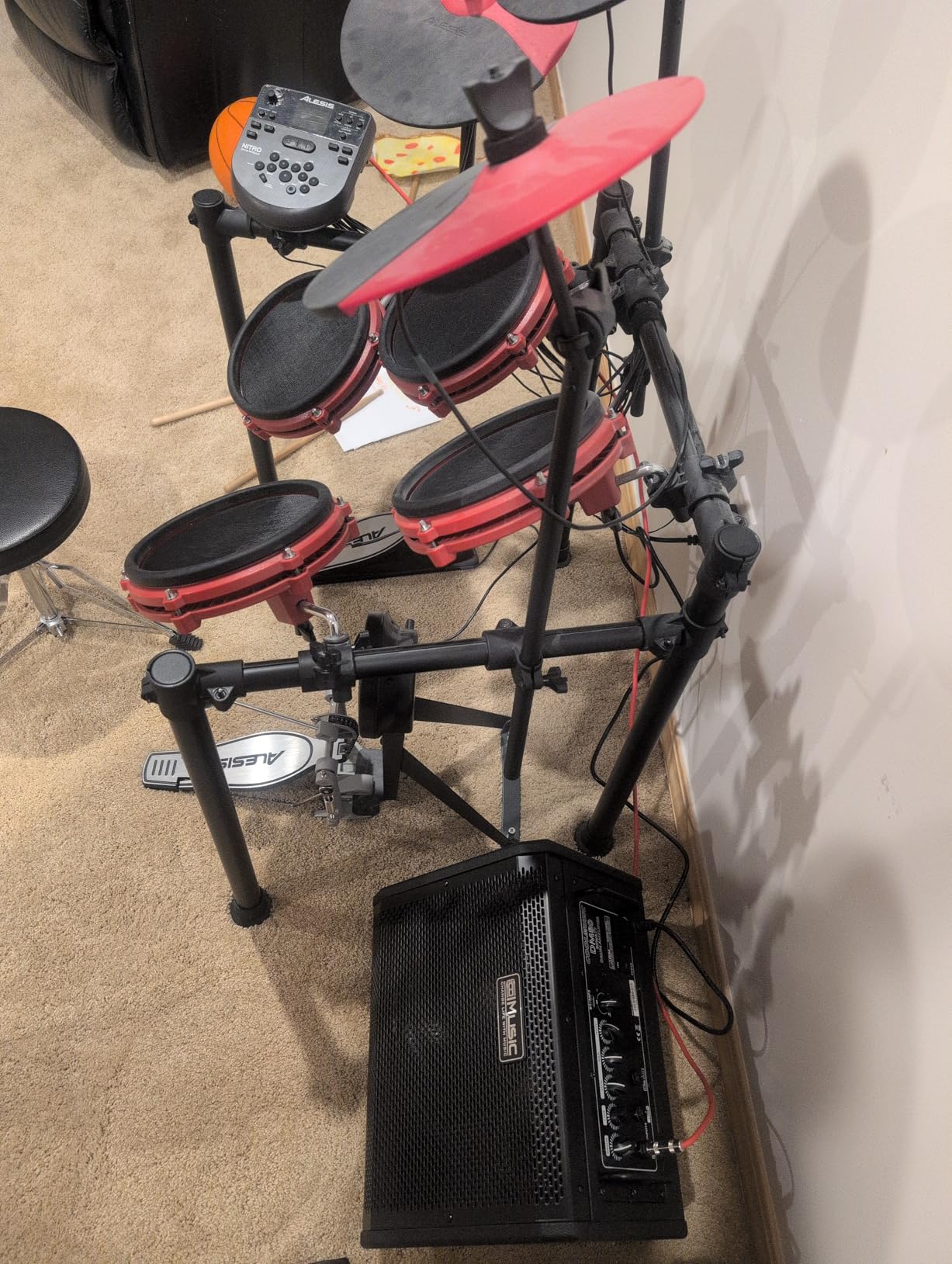 Coolmusic Electric Drum AMP 80-Watt Electronic Drum Amplifier DM80 Keyboard Speaker with Bluetooth, with 3-Year Warranty customer photo 2
