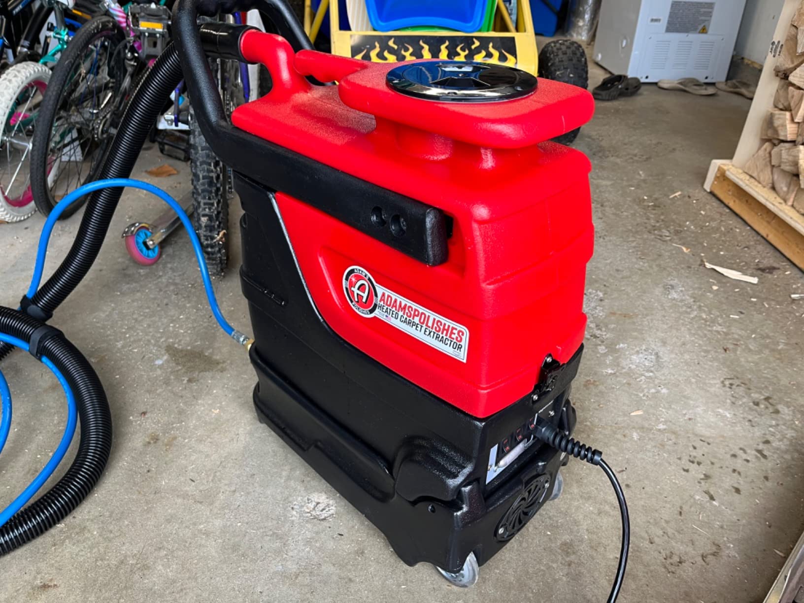 Adam's Polishes Heated Carpet Extractor - Powerful 200 Degree Spot and Upholstery Cleaner, Clear Head Hand Tool, 15 Foot Hose, Easy Dirt and Spot Removal for Vehicles customer photo 2