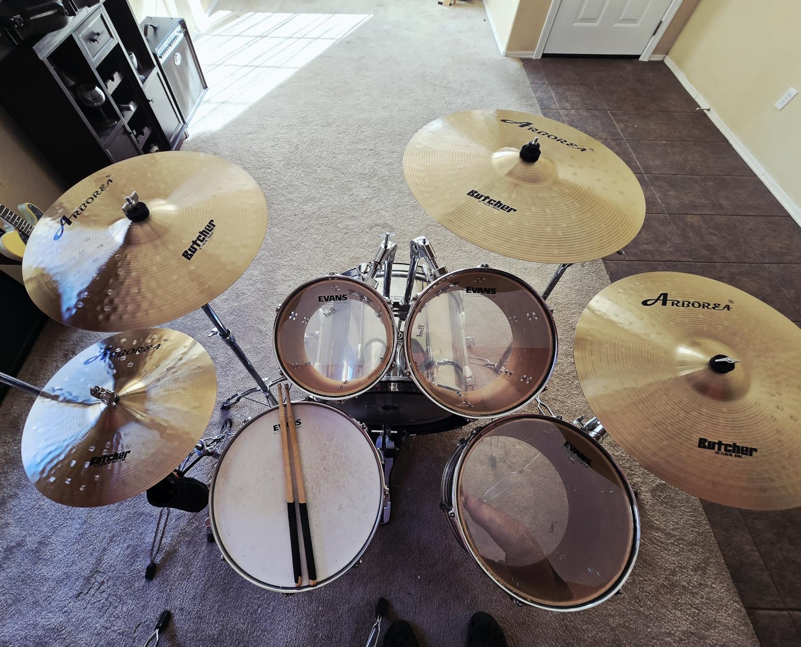 Arborea Cymbal Pack Alloy Cymbals Drum Cymbal Set 14
