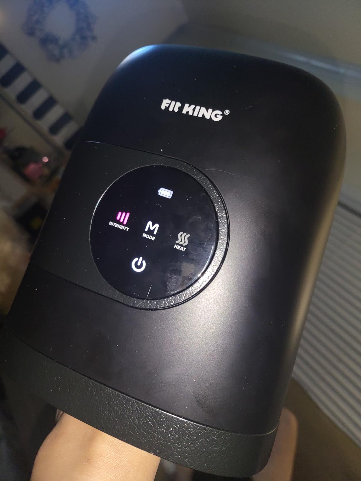 FIT KING Hand Massager with Heat for Hand Massage and Arthritis Carpal Tunnel Finger Numbness Relief - Cordless & Portable & Touch Screen - Ideal for Women Men Parents customer photo 2
