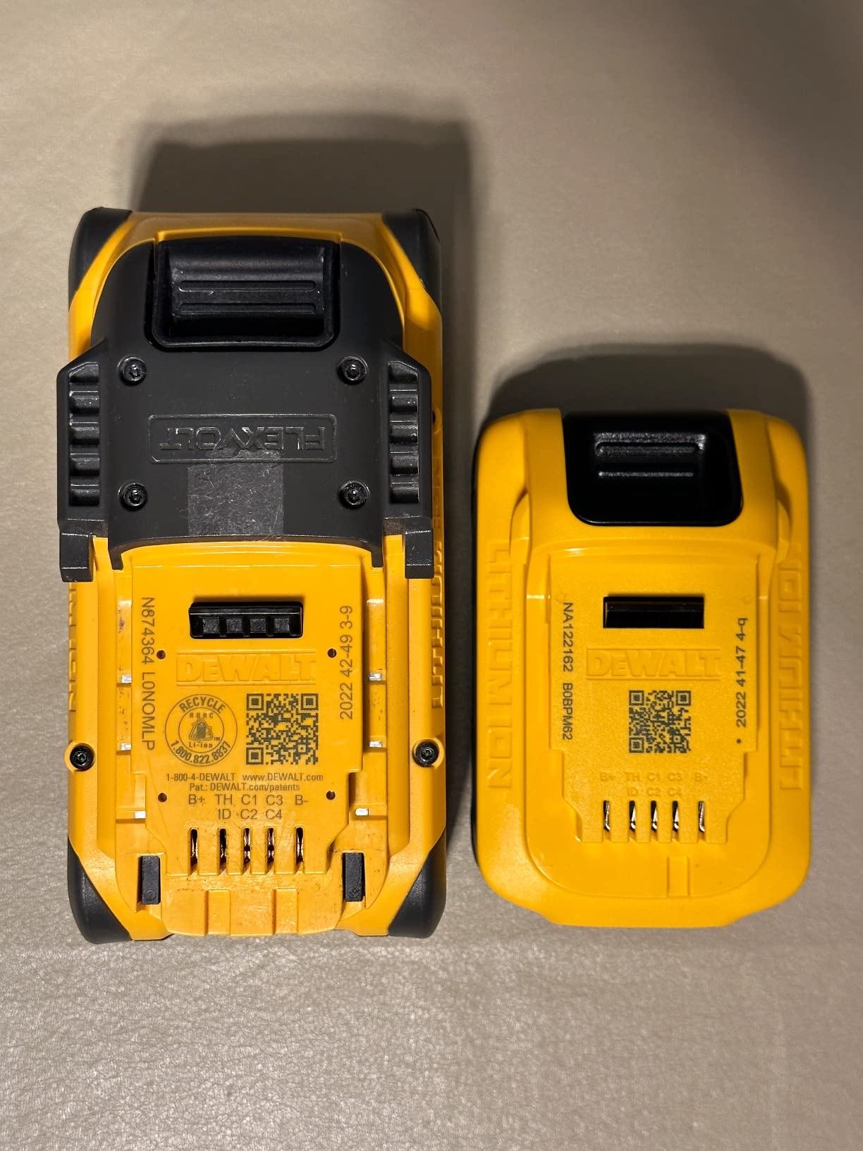 DEWALT Powerstack 20V MAX Battery, Rechargeable, 5Ah, Lithium Ion, 2-Pack (DCBP520-2) customer photo 2