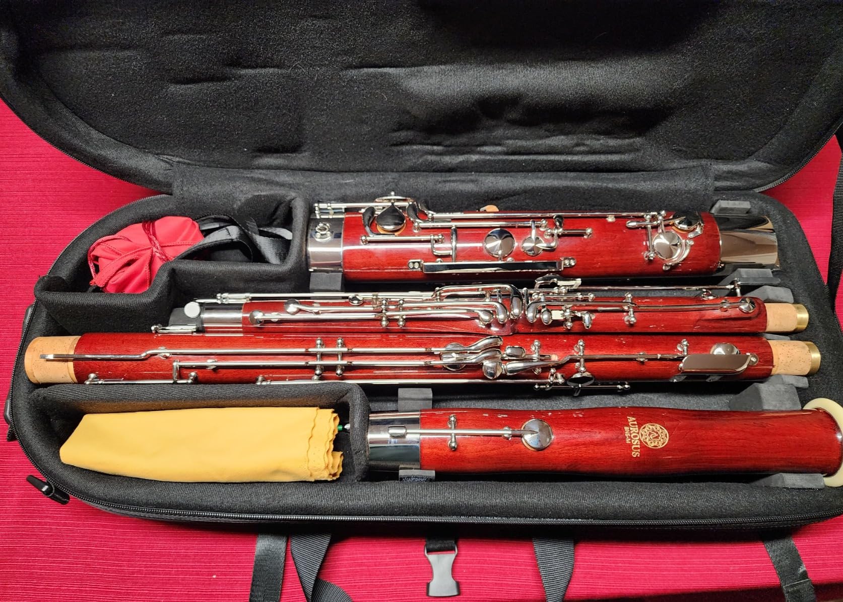 AUROSUS BNS-M Maple Wood Bassoon C Key Full German Key System with Nickel Plating Whisper and Lock Key customer photo 1