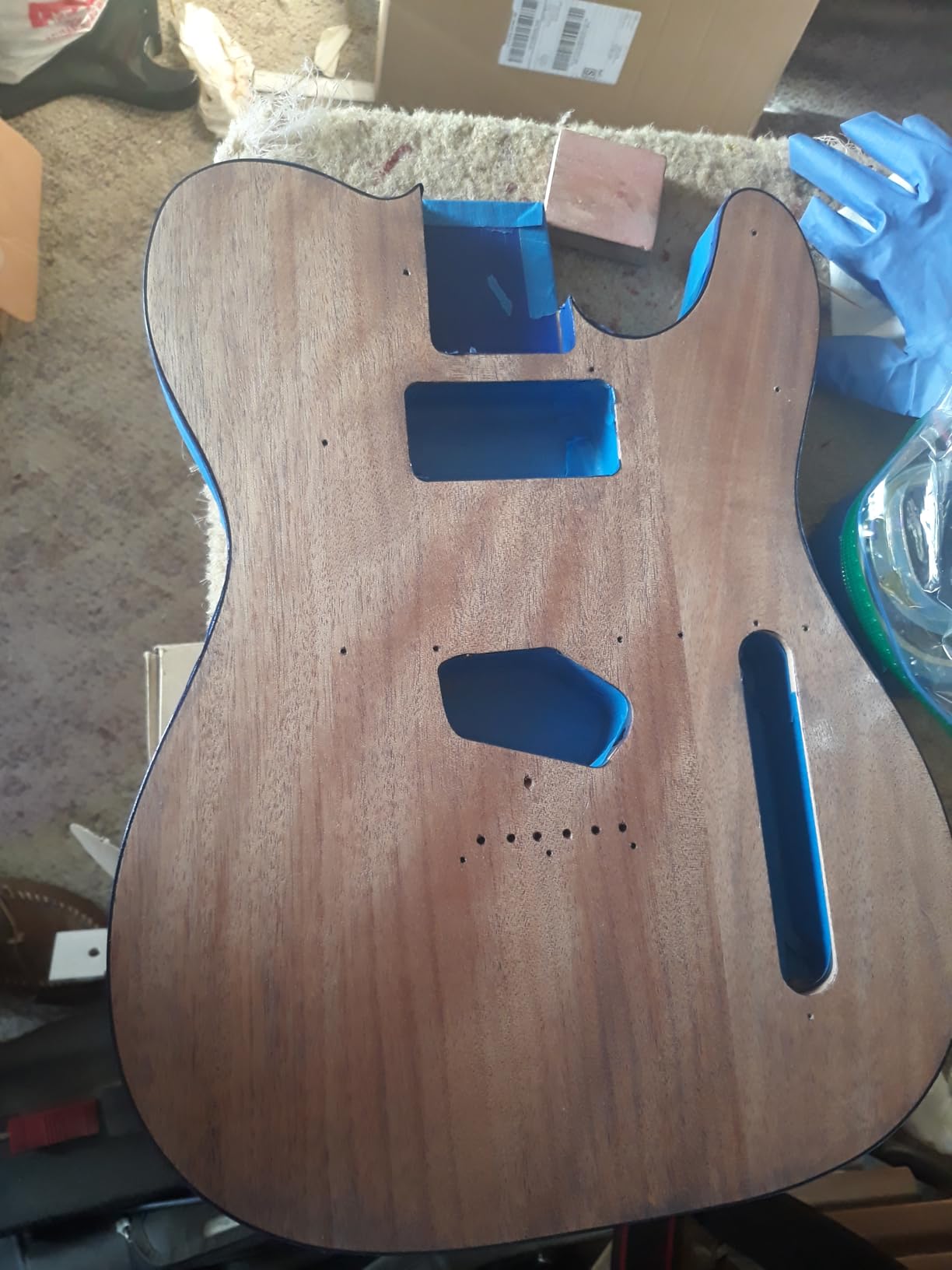 DIY 12 String ST Style Electric Guitar Kits Mahogany Body Maple neck You Build The Guitar customer photo 2