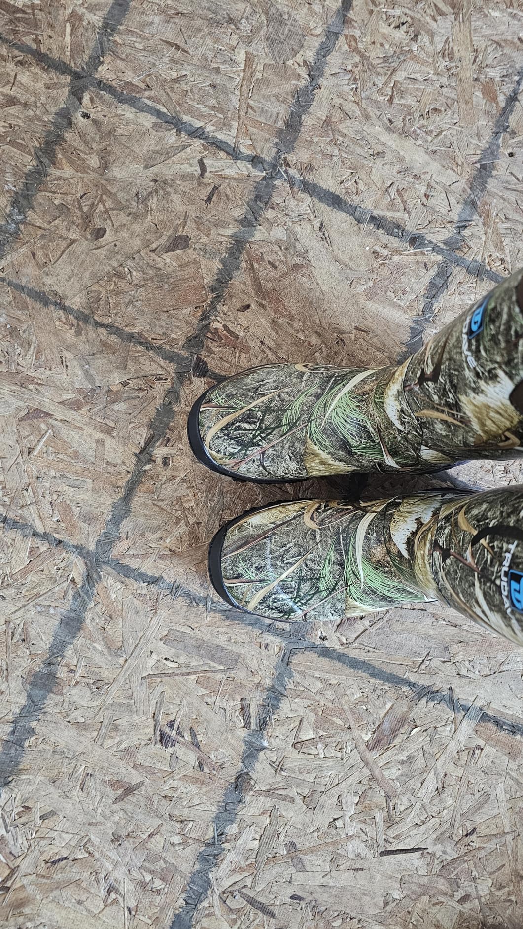 Trudave Hunting Boots for Men, Waterproof Rubber Boots with Steel Shank, 5mm Neoprene Camo Insulated Outdoor Hunting Boots (Size 5-14) customer photo 1