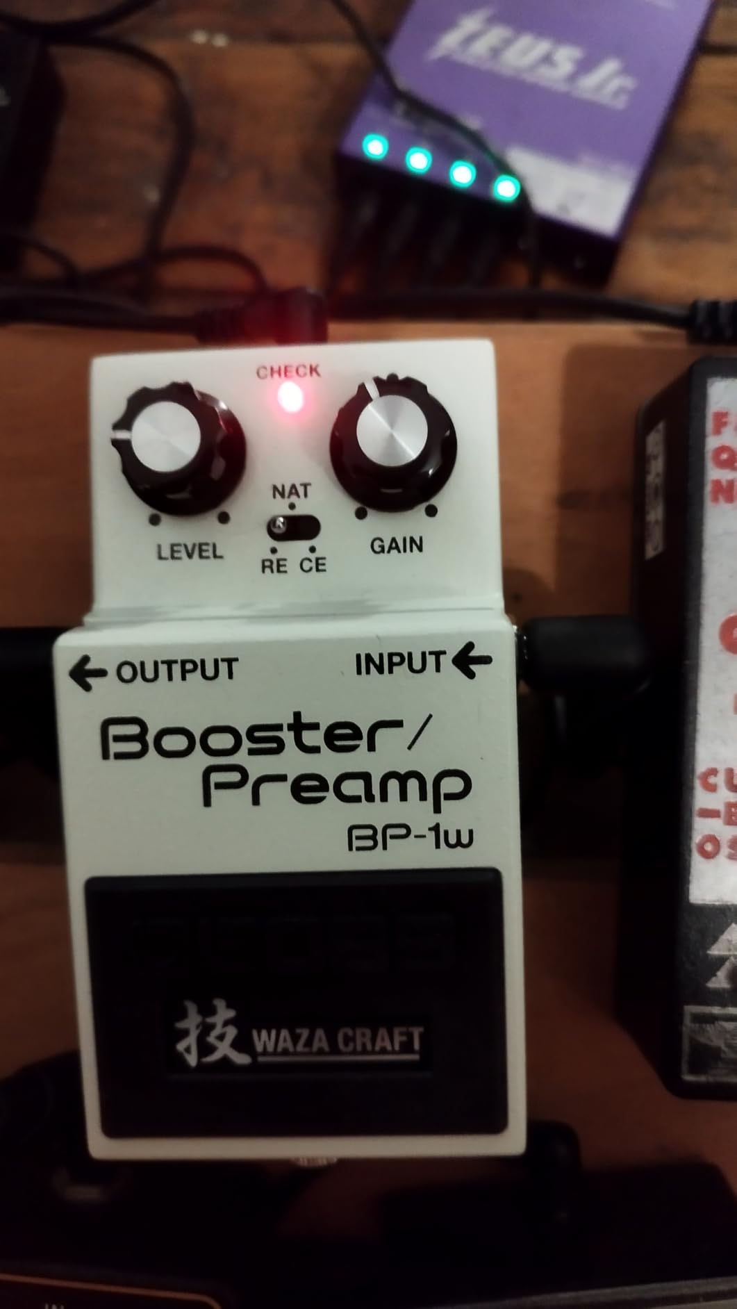 BOSS BP-1W Booster/Preamp | Premium Waza Craft Guitar Effect Pedal with Standard & Vintage Buffer customer photo 1