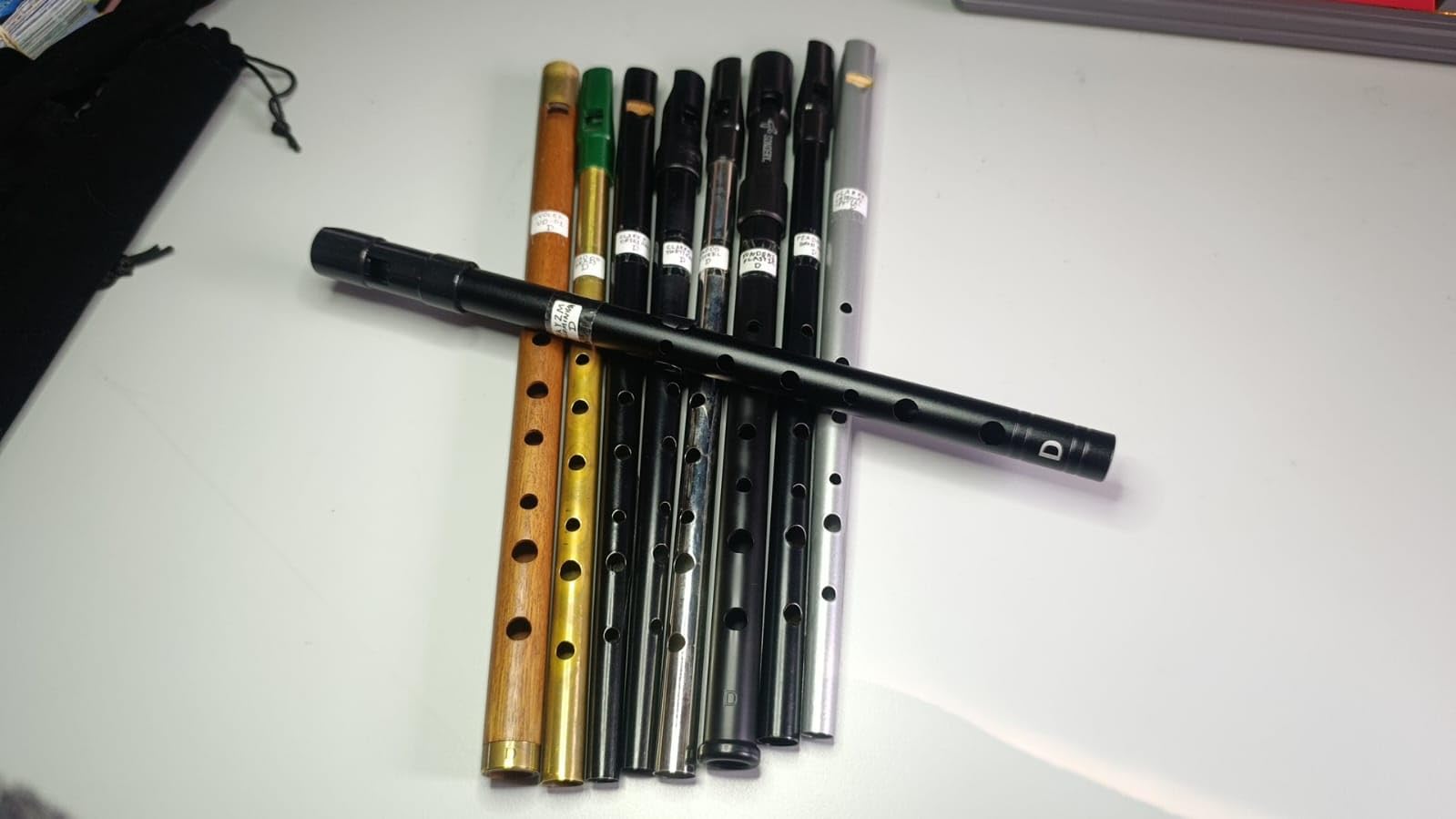 Rayzm Tin Whistle/Irish Whistle, D-Key 6-Hole Aluminum Penny Whistle for Beginners (Black) customer photo 1