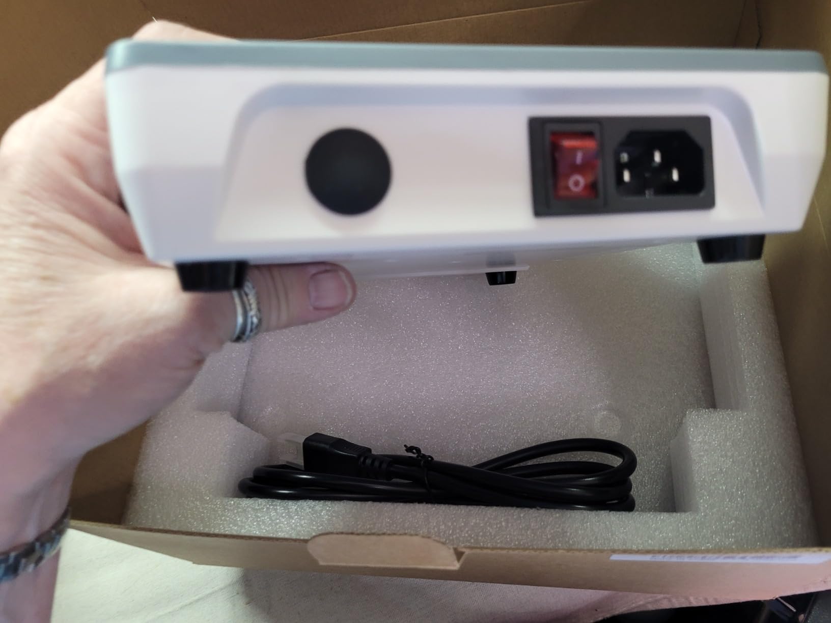 Magnetic Stirrer Hot Plate Stirrer LCD Display 300C Max 5L 5.9inch Heated Magnetic Stir Plate 1600RPM Magnetic Lab Hotplate Stirrer Magnetic Mixer for Lab Physics Education, Stir Bar & Temp Sensor customer photo 2