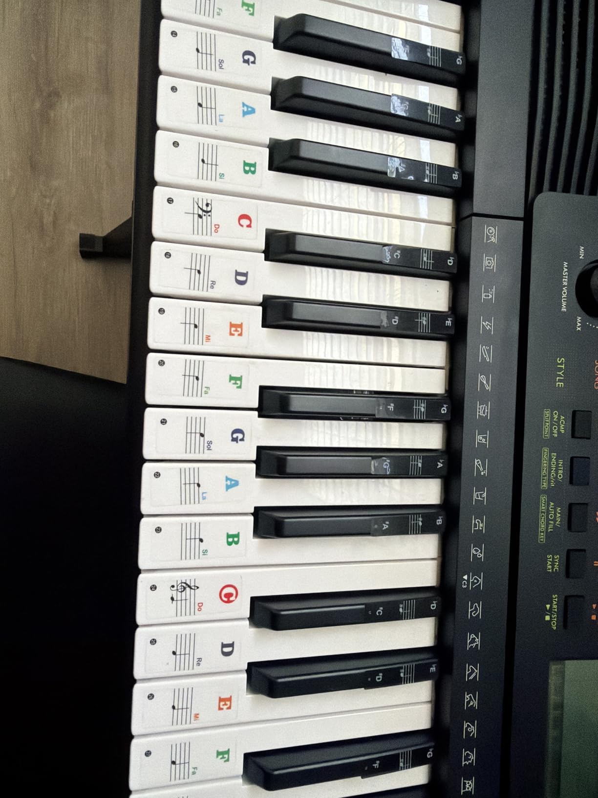 Yamaha PSR-E283 61-Key Portable Keyboard for Beginners with Learning Tools, Music Rest and Power Adapter customer photo 1