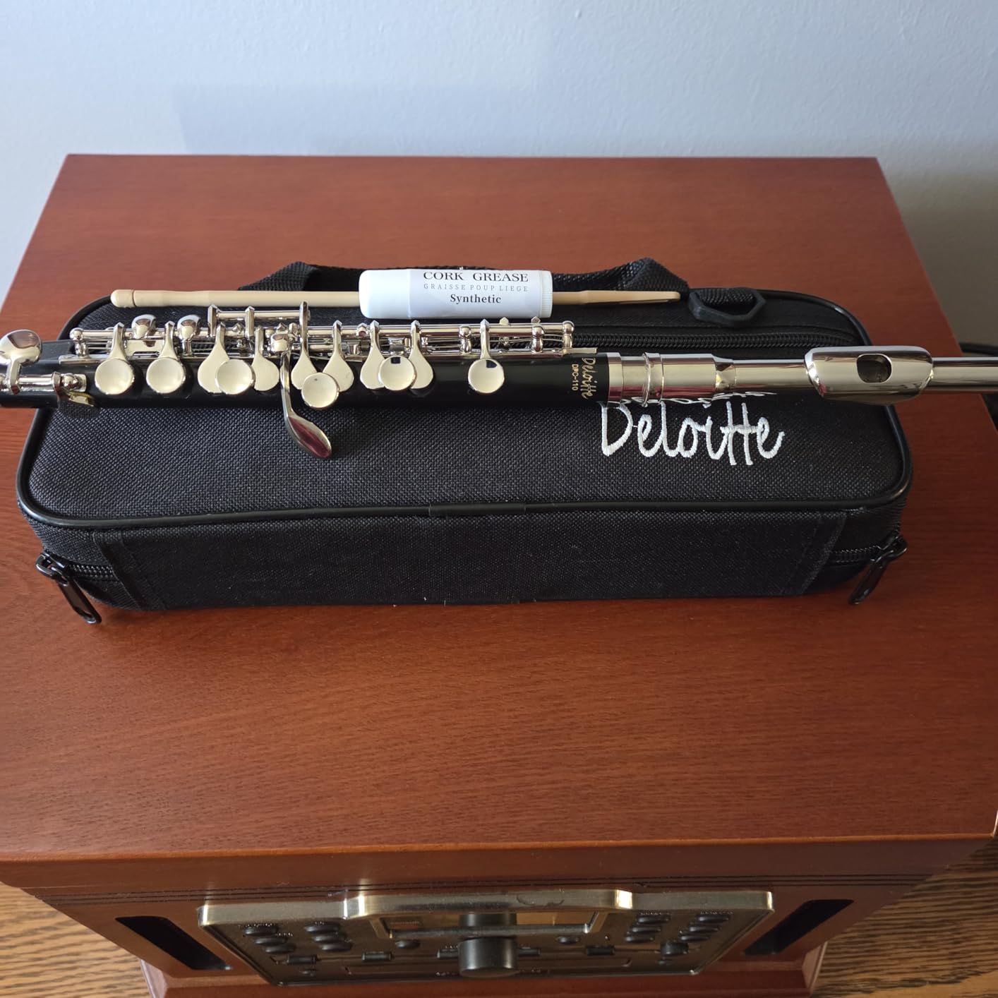 Deloitte Piccolo C Key, Nickel Plated, DPC-110, for Beginner Student Piccolo Instrument, Carrying Case customer photo 1